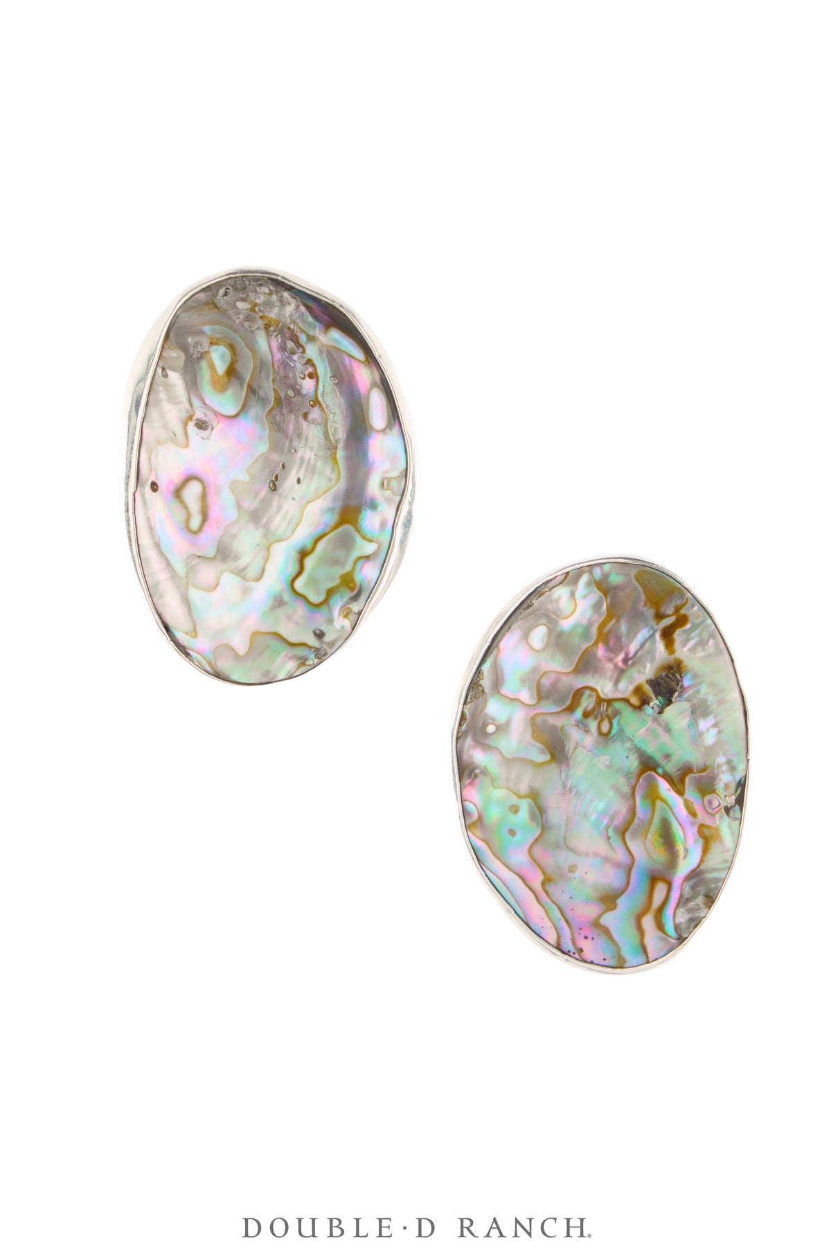 Earrings, Federico, Slab, Abalone, Hallmark, Contemporary, 2206