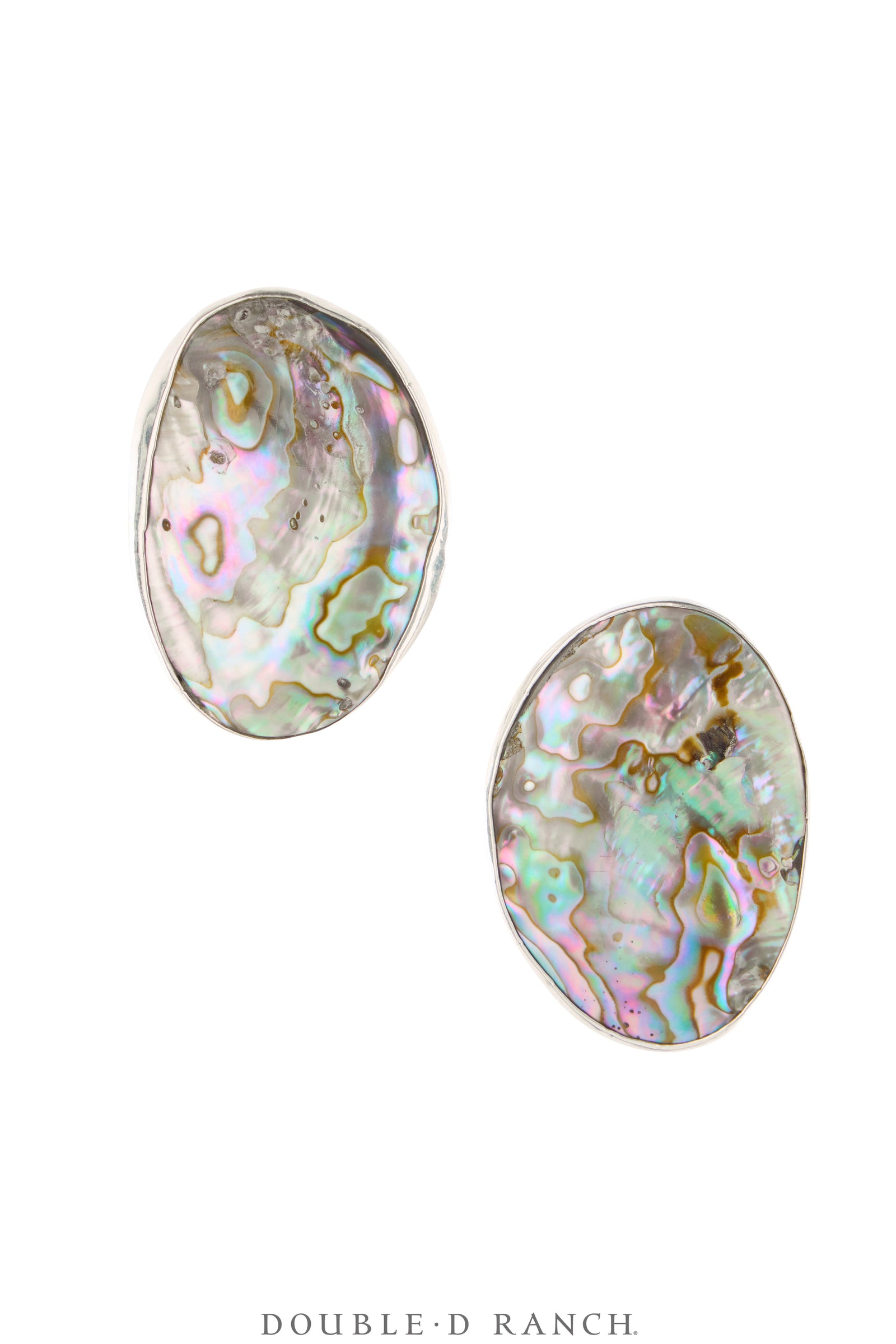 Earrings, Federico, Slab, Abalone, Hallmark, Contemporary, 2206