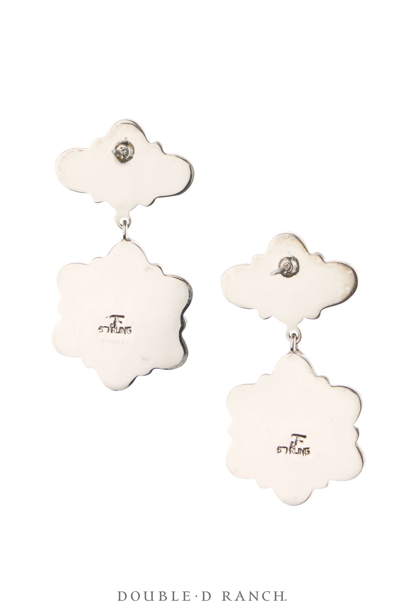 Earrings, Federico, Drop, Turquoise, Onyx, Hallmark, Contemporary, 2209