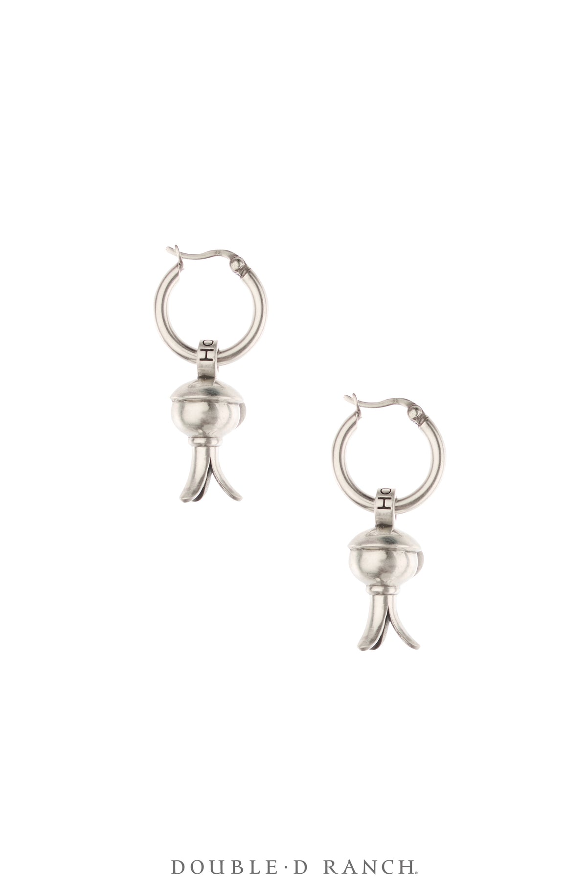 Earrings, Blossom, Sterling Silver, Hallmark, Contemporary, 2219