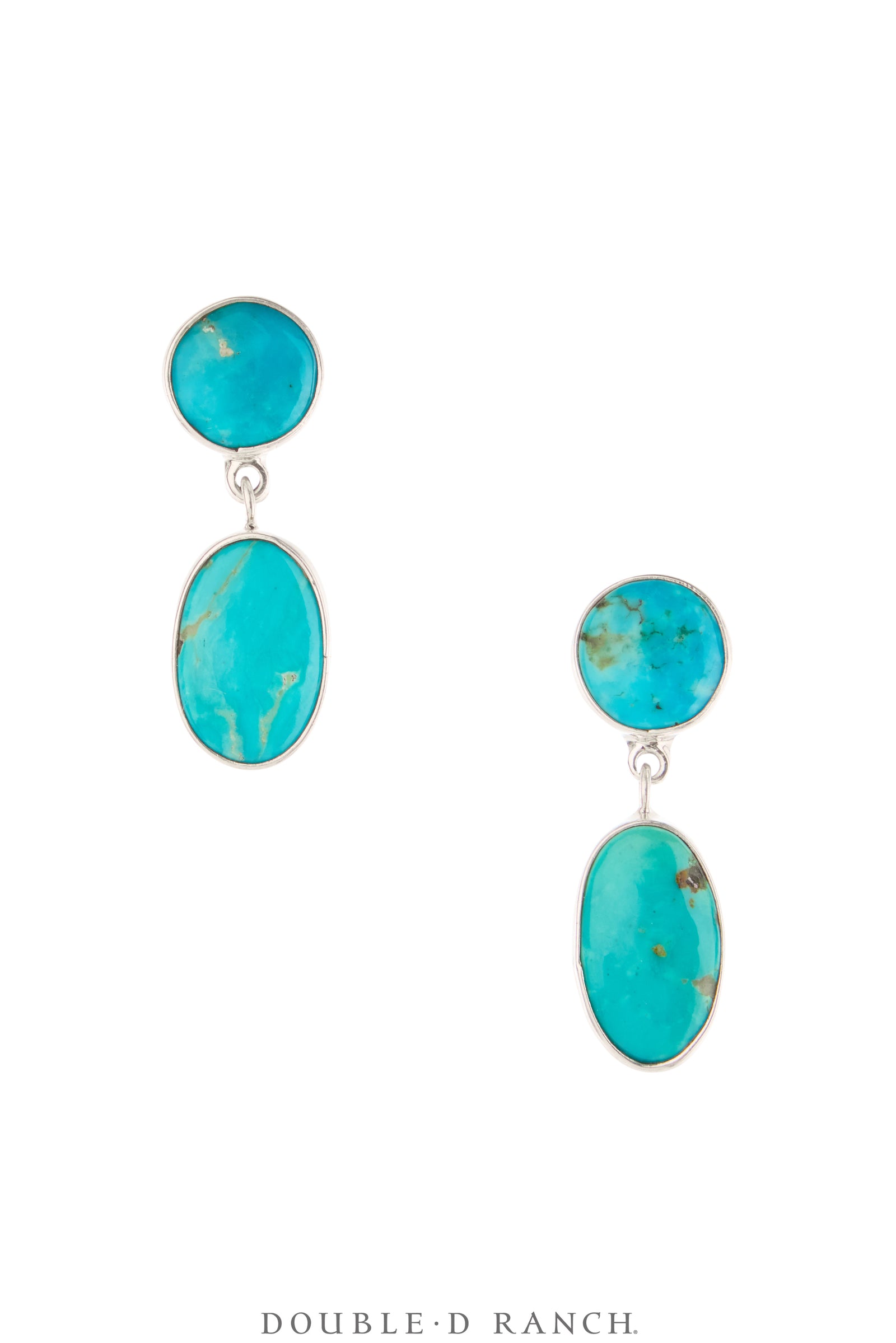 Earrings, Federico, Drop, Turquoise, Hallmark, Contemporary, 2230