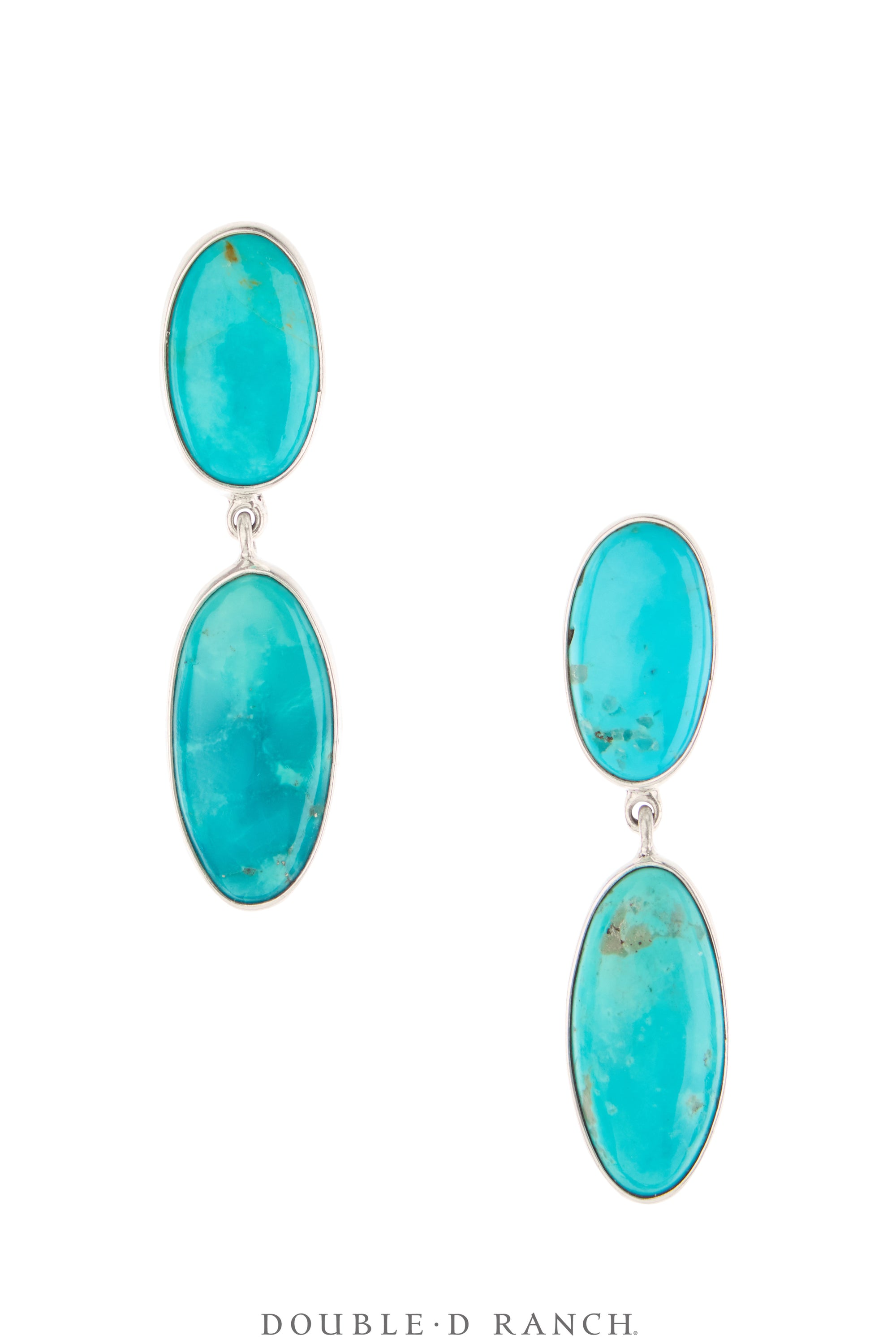 Earrings, Federico, Drop, Turquoise, Hallmark, Contemporary, 2192