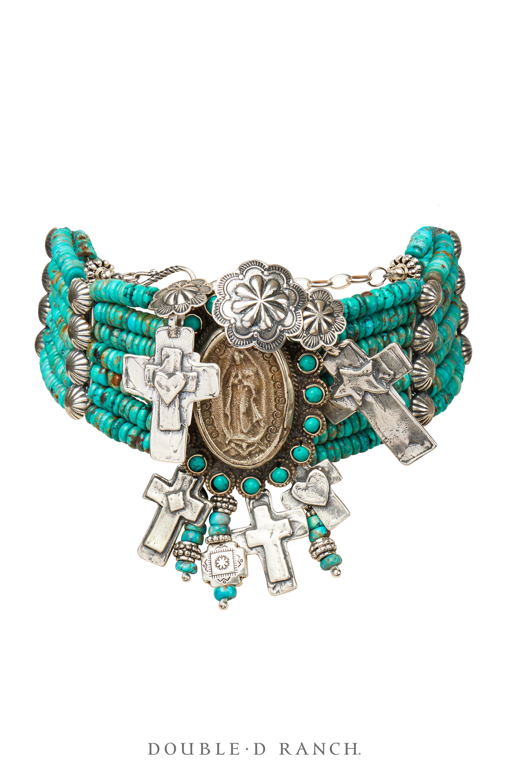 Necklace, Mummy's Bundle, by Double D Ranch, Gabriella, Choker, Our Lady of Guadalupe, 149