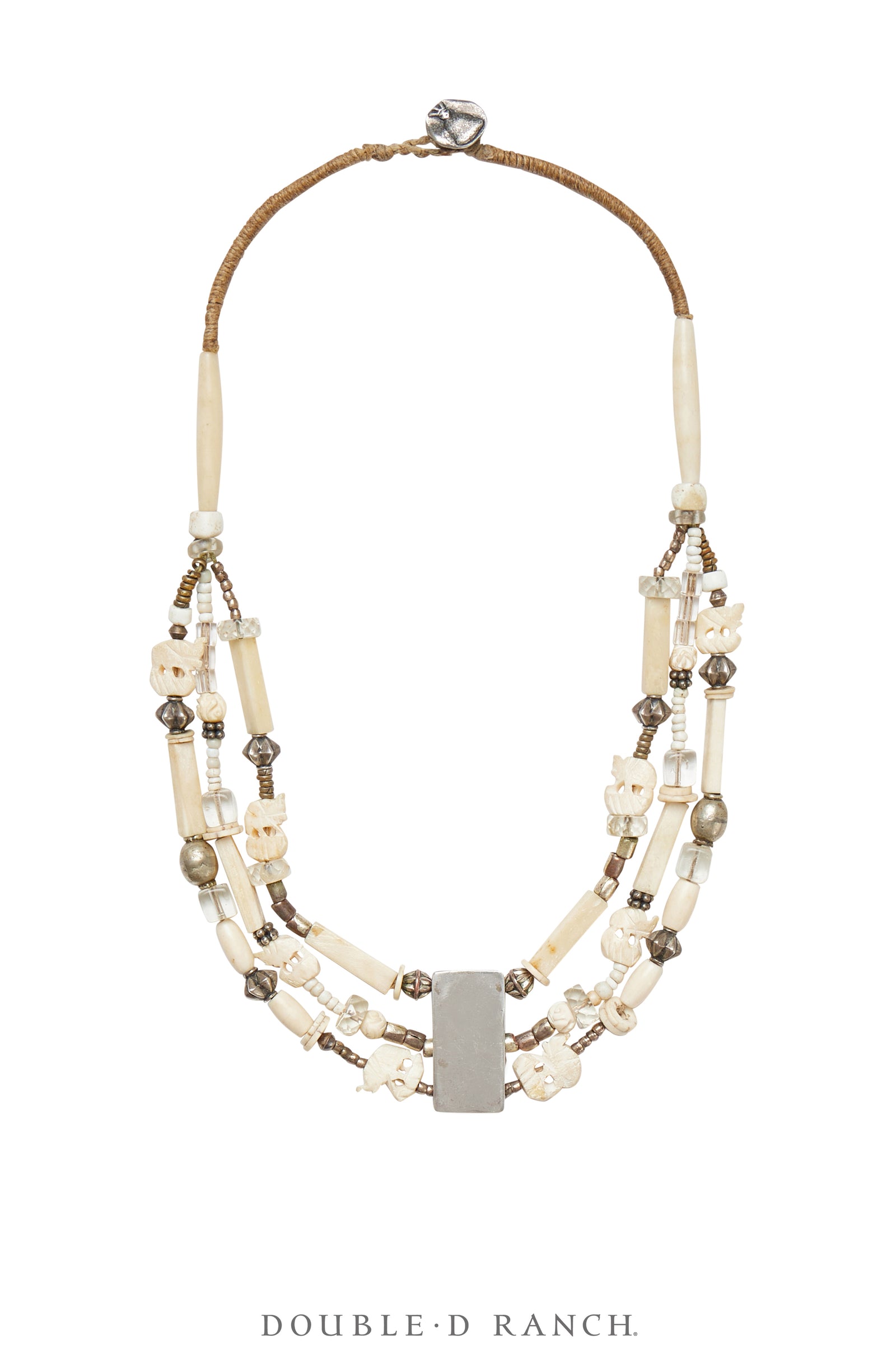 Necklace, Mummy's Bundle, Princess, Hairpipe & Crystal, Hallmark, Vintage, 3319