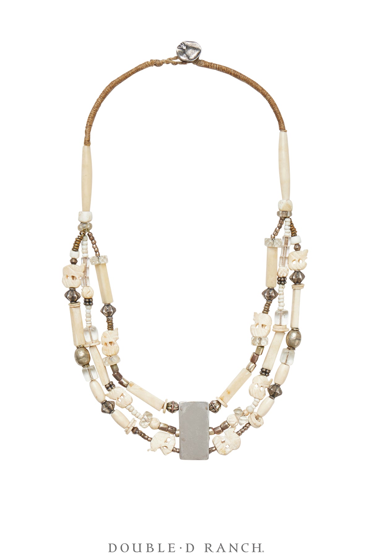 Necklace, Mummy's Bundle, Princess, Hairpipe & Crystal, Hallmark, Vintage, 3319