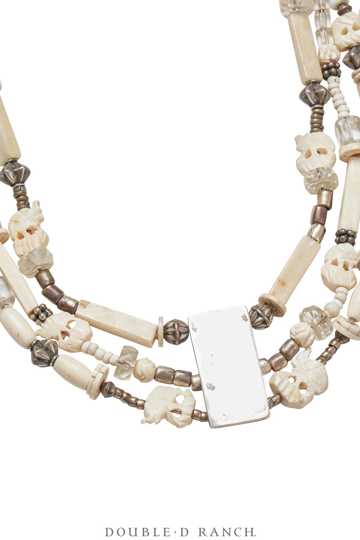 Necklace, Mummy's Bundle, Princess, Hairpipe & Crystal, Hallmark, Vintage, 3319