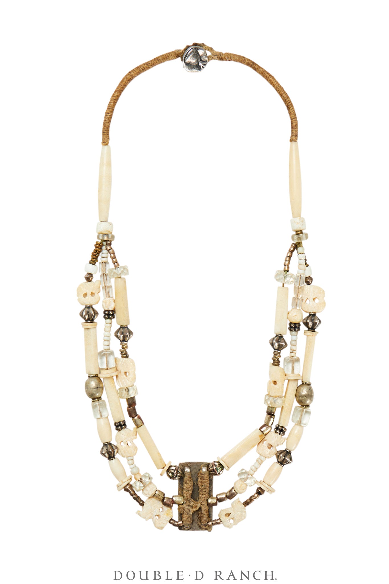 Necklace, Mummy's Bundle, Princess, Hairpipe & Crystal, Hallmark, Vintage, 3319