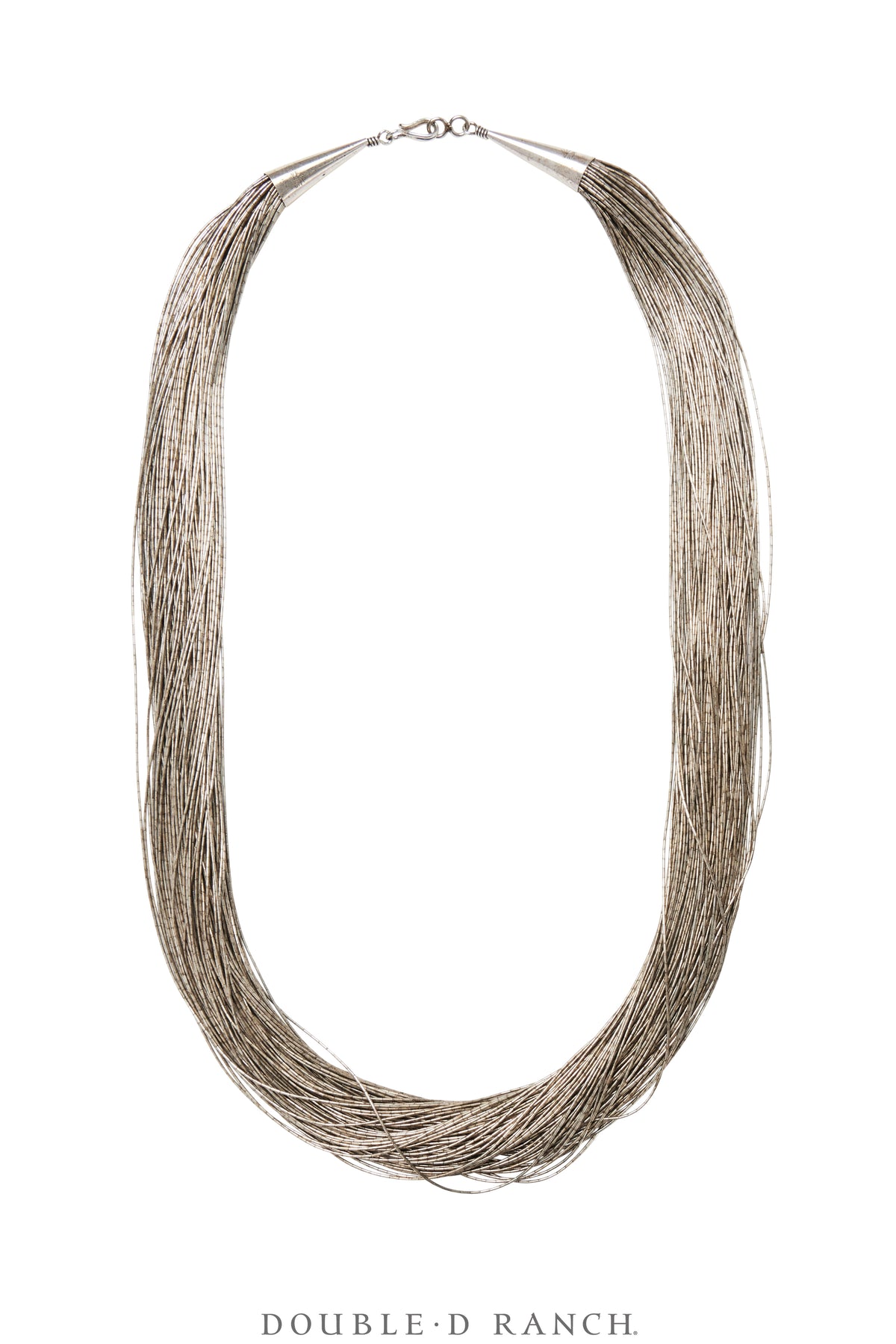 Necklace, Liquid Silver, 100 Strands, 24", Hallmark, Vintage, 3402