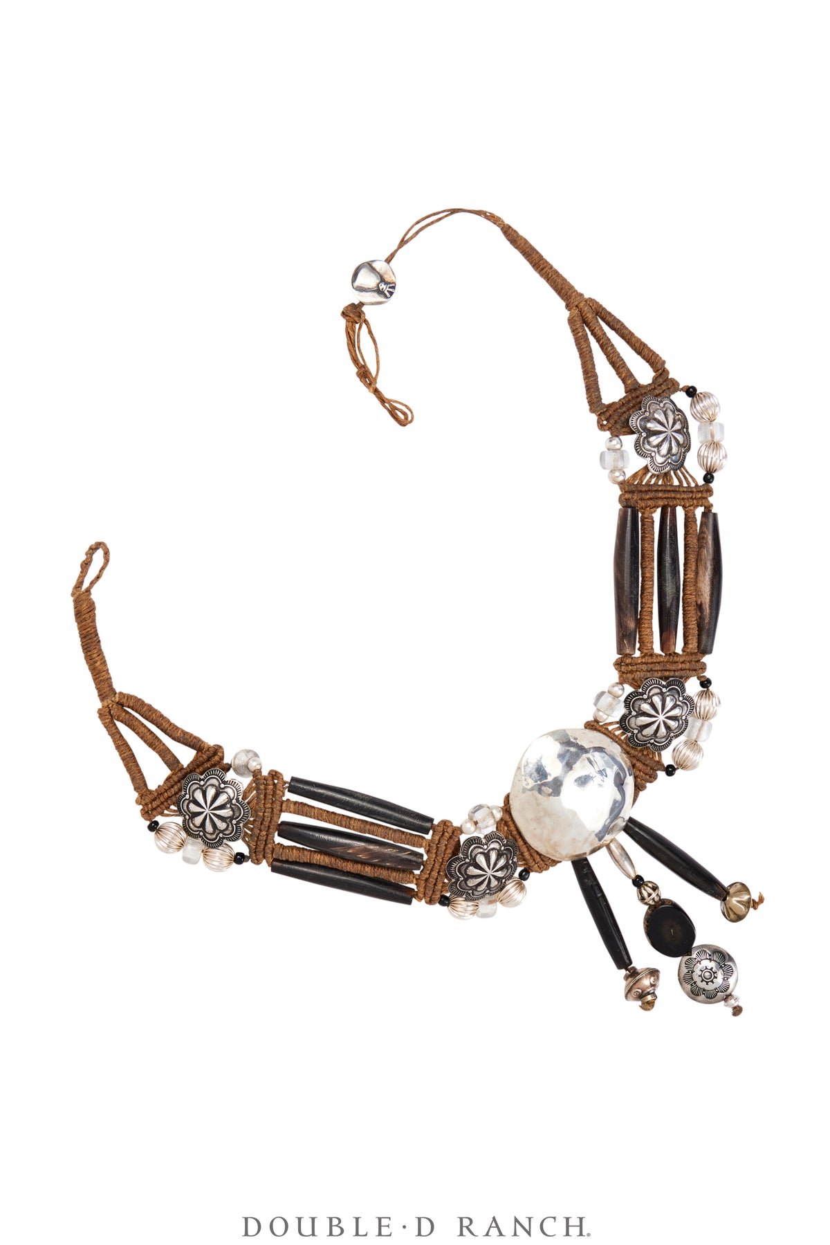 Necklace, Mummy's Bundle, Choker, Hairpipe, Hallmark, Vintage, 3444