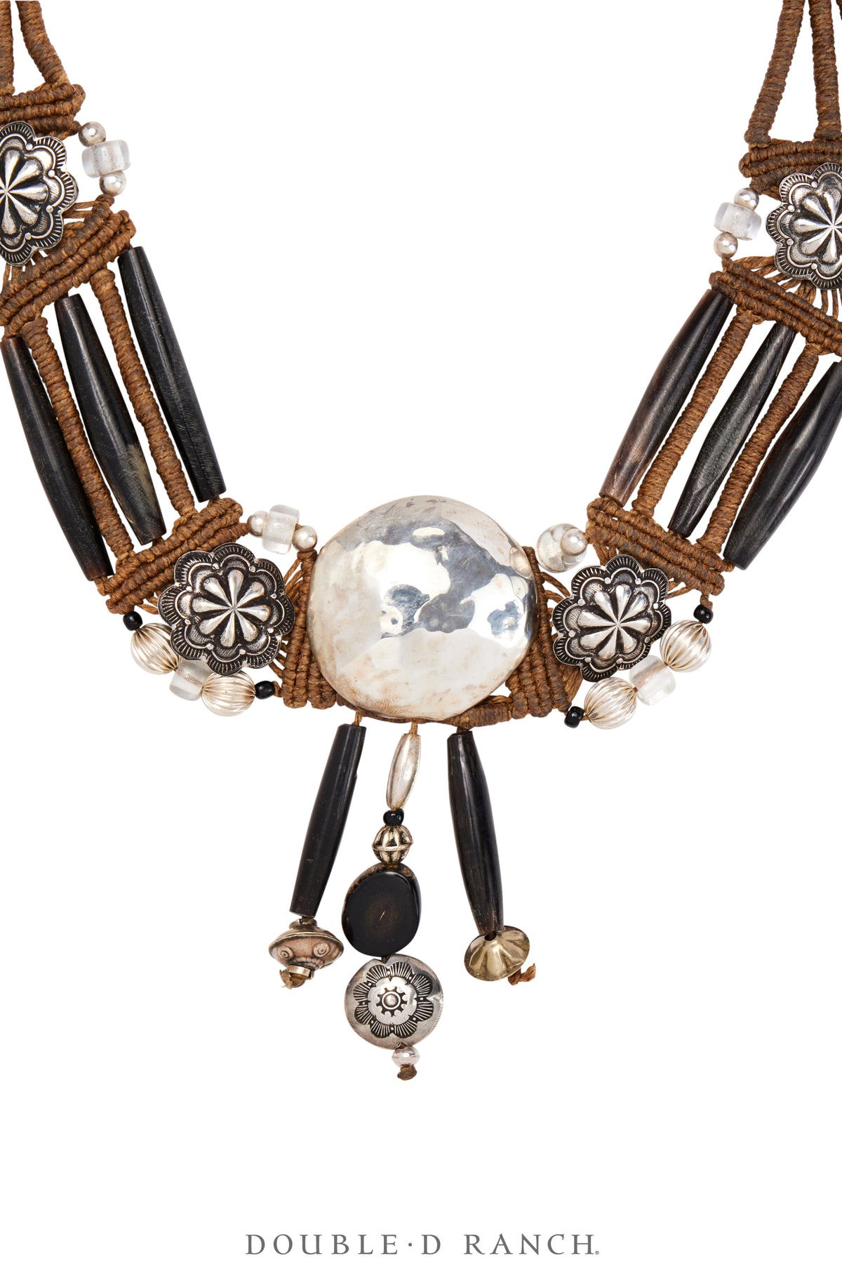 Necklace, Mummy's Bundle, Choker, Hairpipe, Hallmark, Vintage, 3444