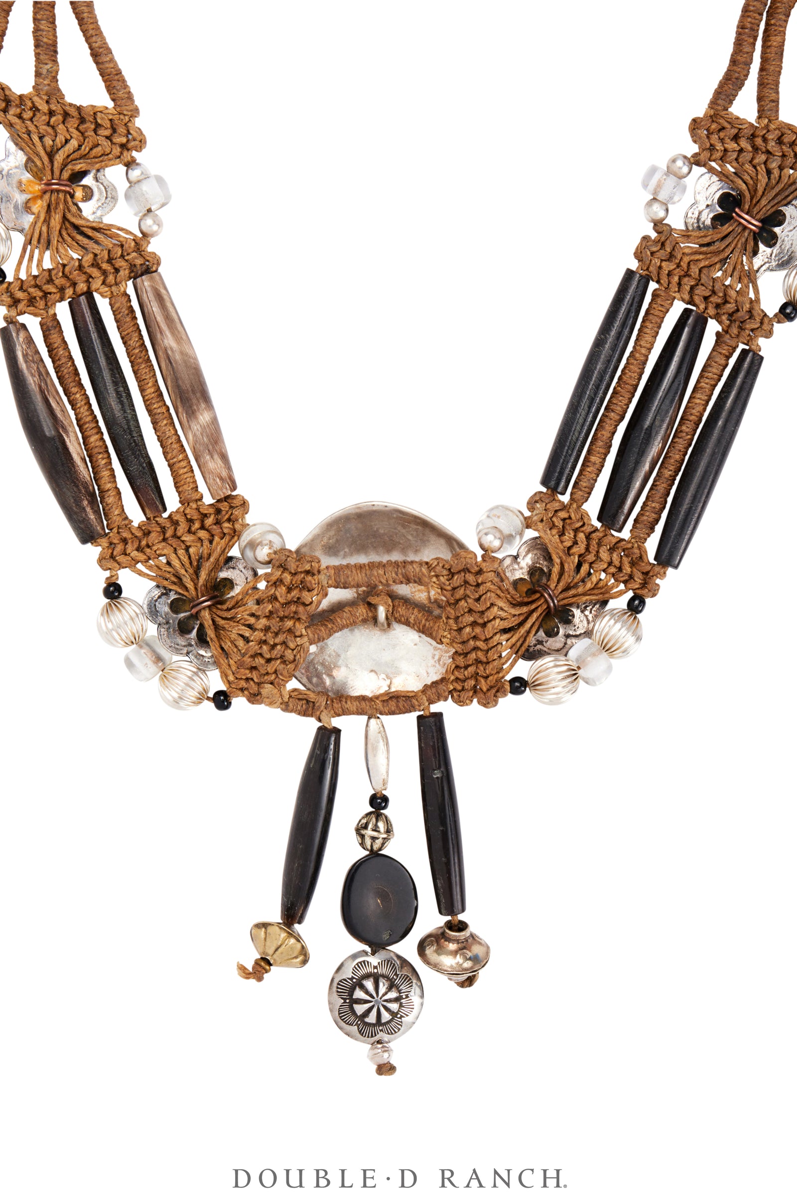 Necklace, Mummy's Bundle, Choker, Hairpipe, Hallmark, Vintage, 3444