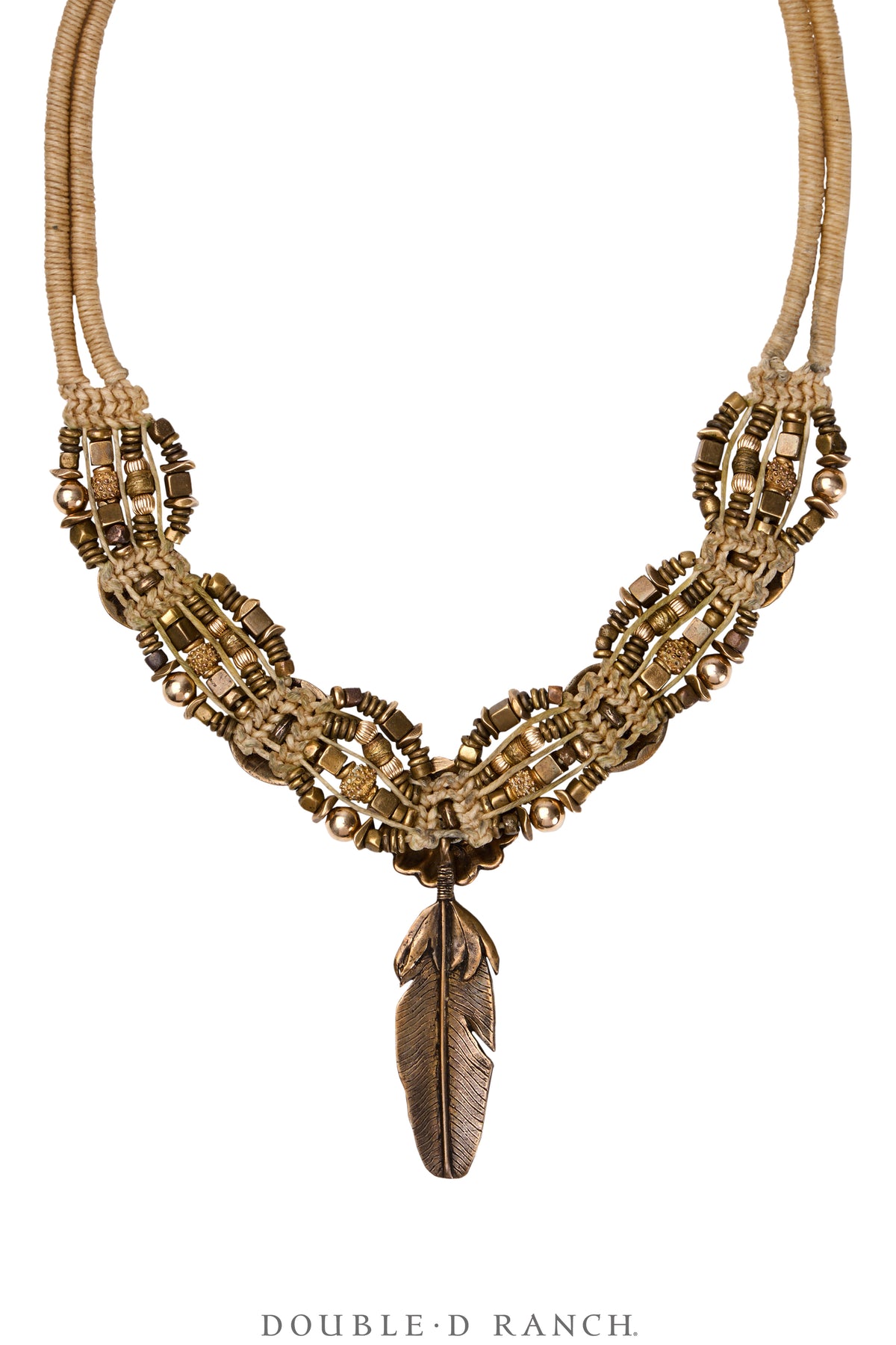 Necklace, Mummy's Bundle, Collar, Feather Drop, Hallmark, Vintage, 3445