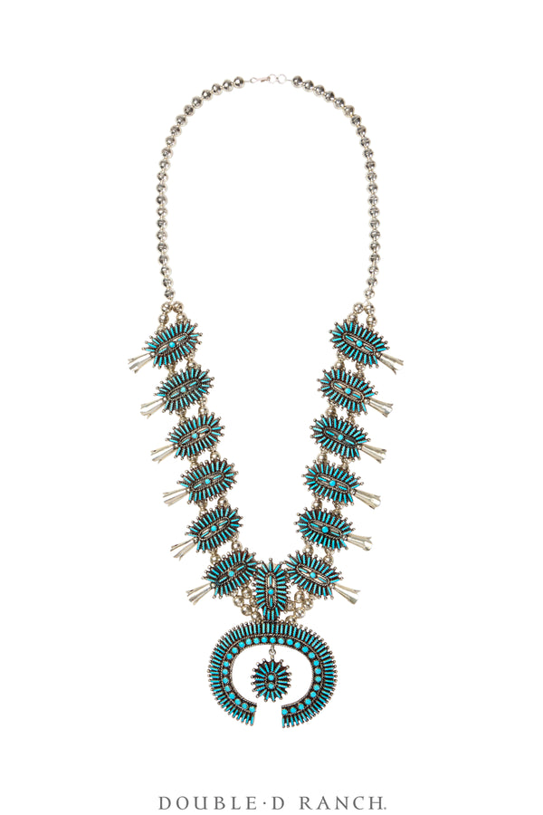 ネックレス・ペンダント Turquoise Needle Point Pendant & Brooch