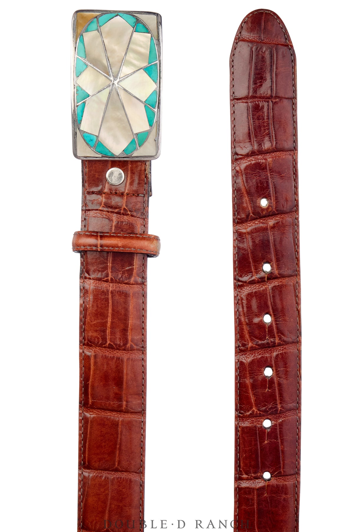 Belt & Bolo Set, Inlay, Multi-Stone, Vintage, 3463