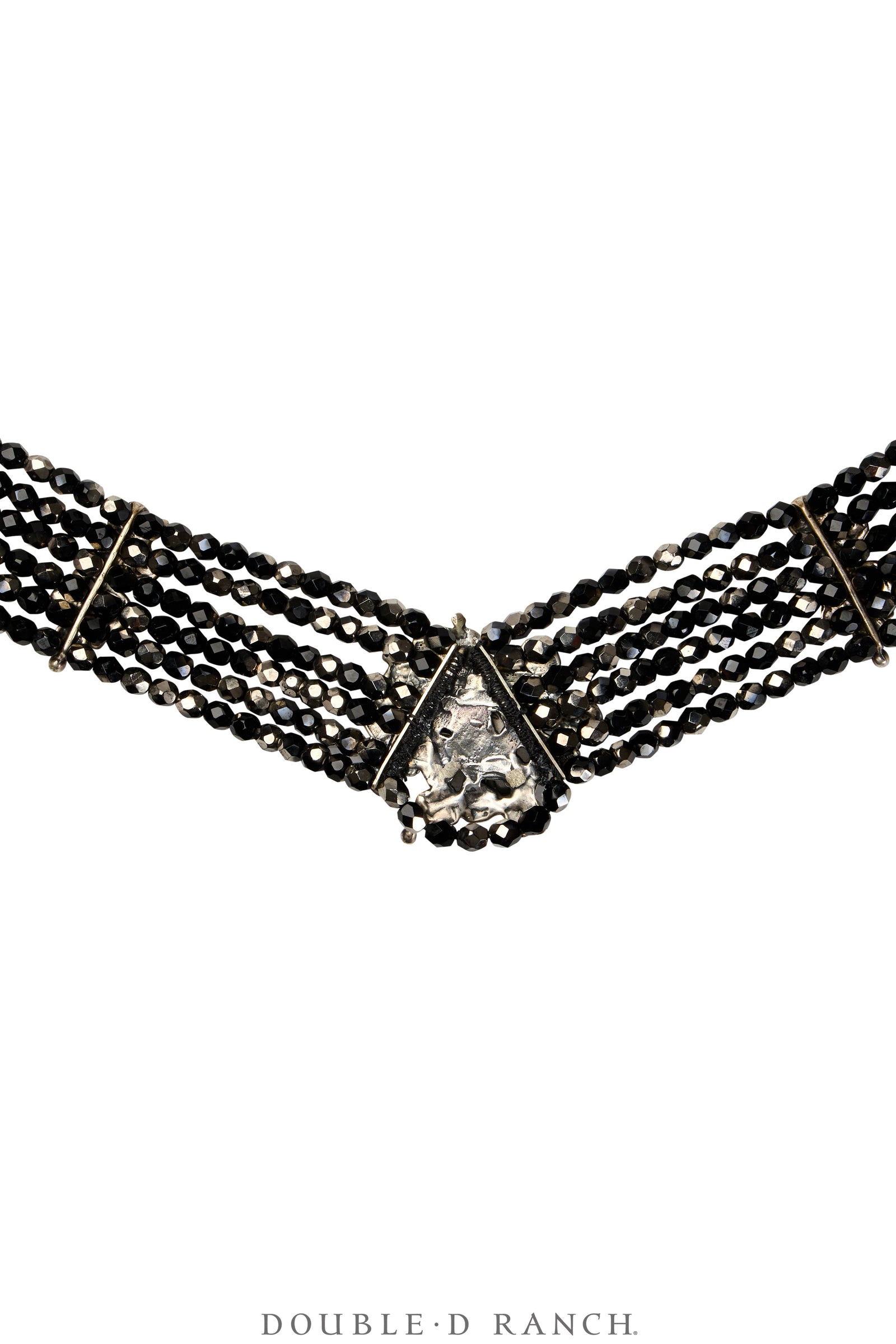 Necklace, Mummy's Bundle, Collar, Jet Faceted, Frog Fetish, Hallmark, Vintage, 3467