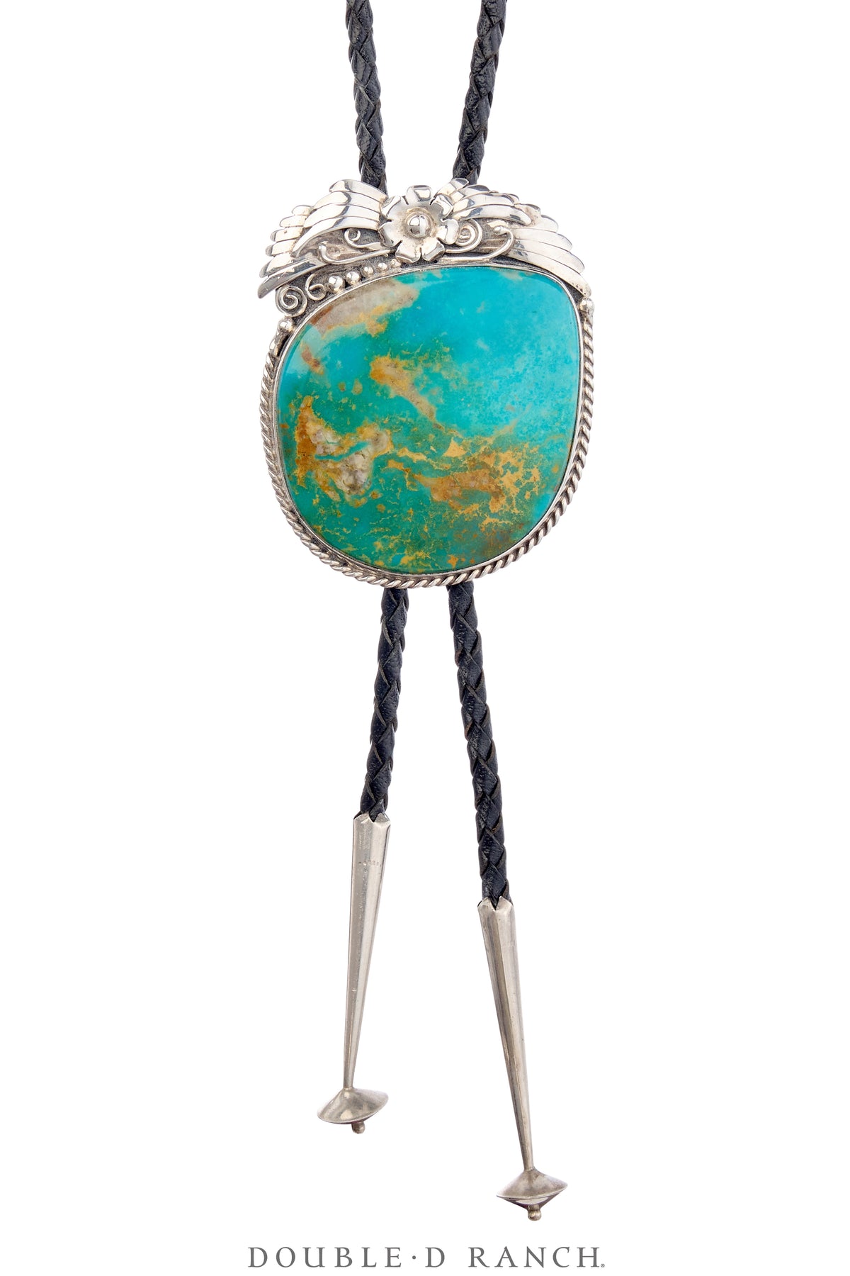 Bolo, Natural Stone, Turquoise, Hallmark, Contemporary, 3485