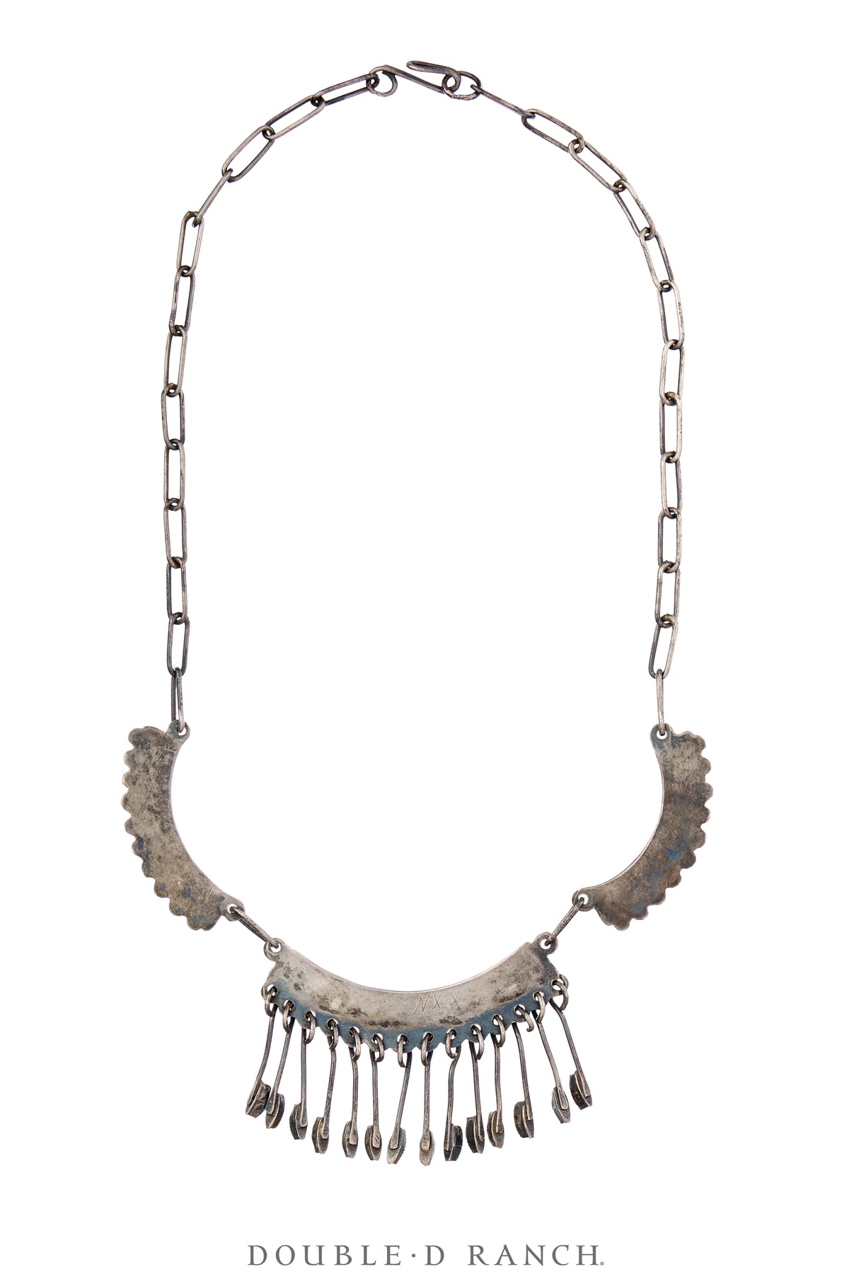 Necklace, Princess, Turquoise, Zuni Needlepoint, Hallmark, Vintage, 3492