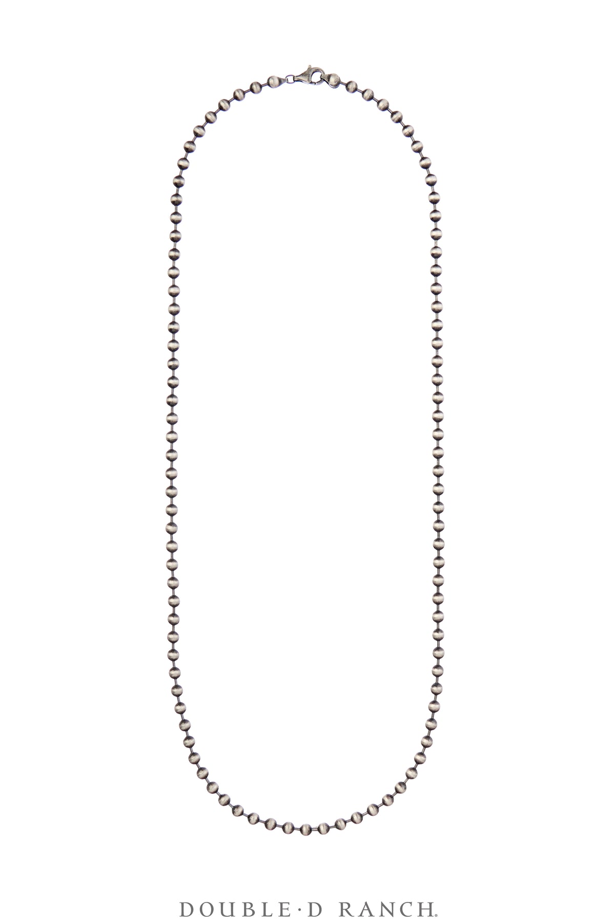 Necklace, Chain, Sterling Silver, Ball Chain, Contemporary  4mm / 28", 3505