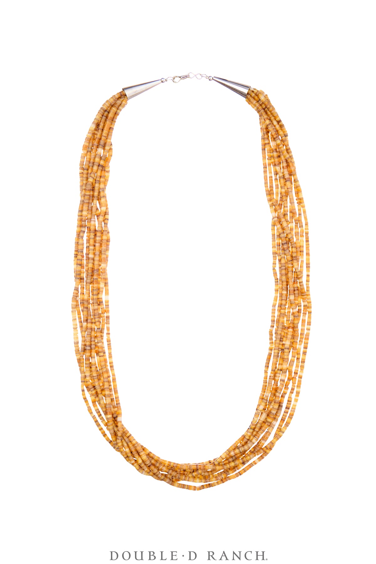 Necklace, Natural Stone, Heishi, Gold Lip Shell, 10 Strand with Earrings, 24," Artisan, Contemporary, 3540