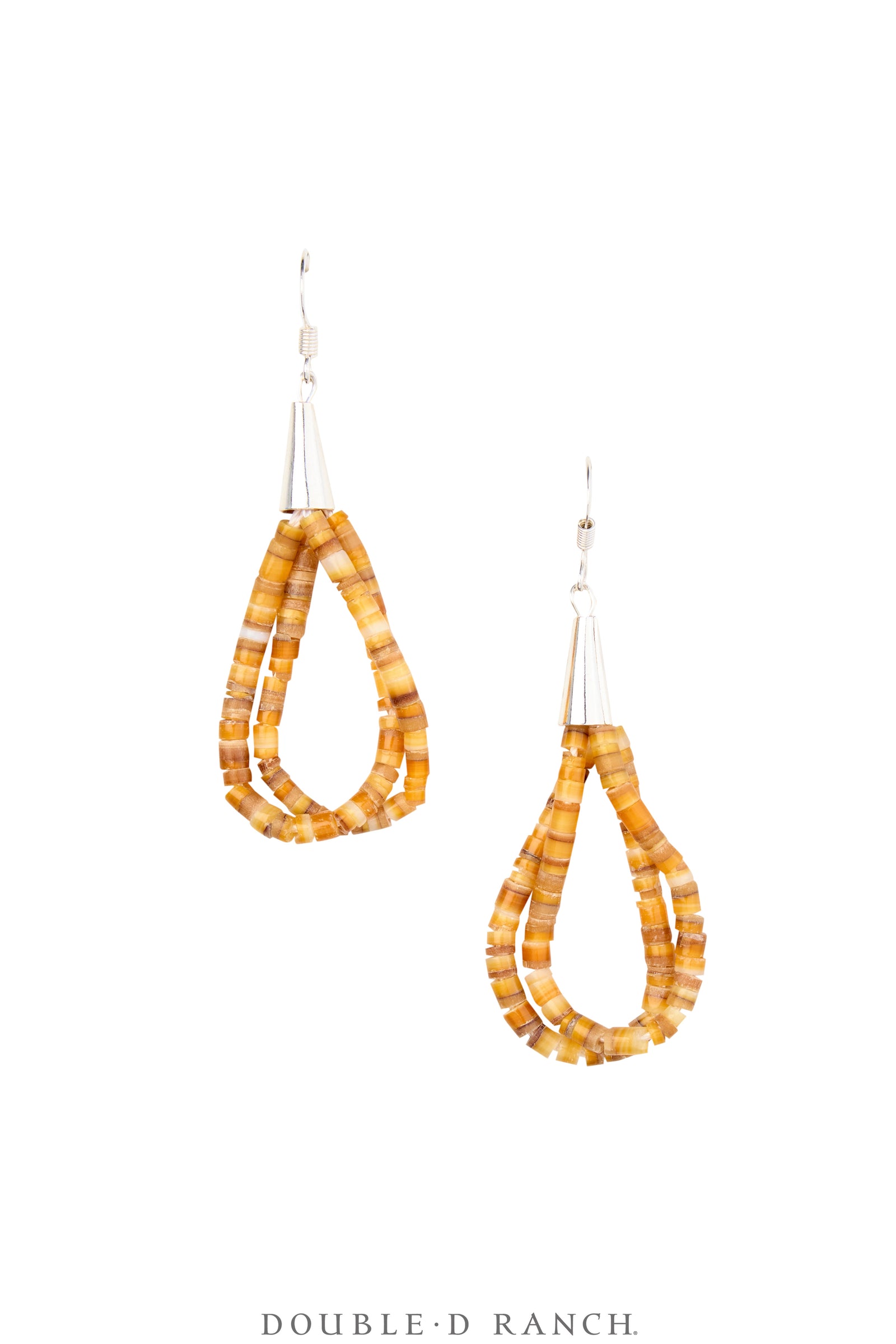 Necklace, Natural Stone, Heishi, Gold Lip Shell, 10 Strand with Earrings, 24," Artisan, Contemporary, 3540