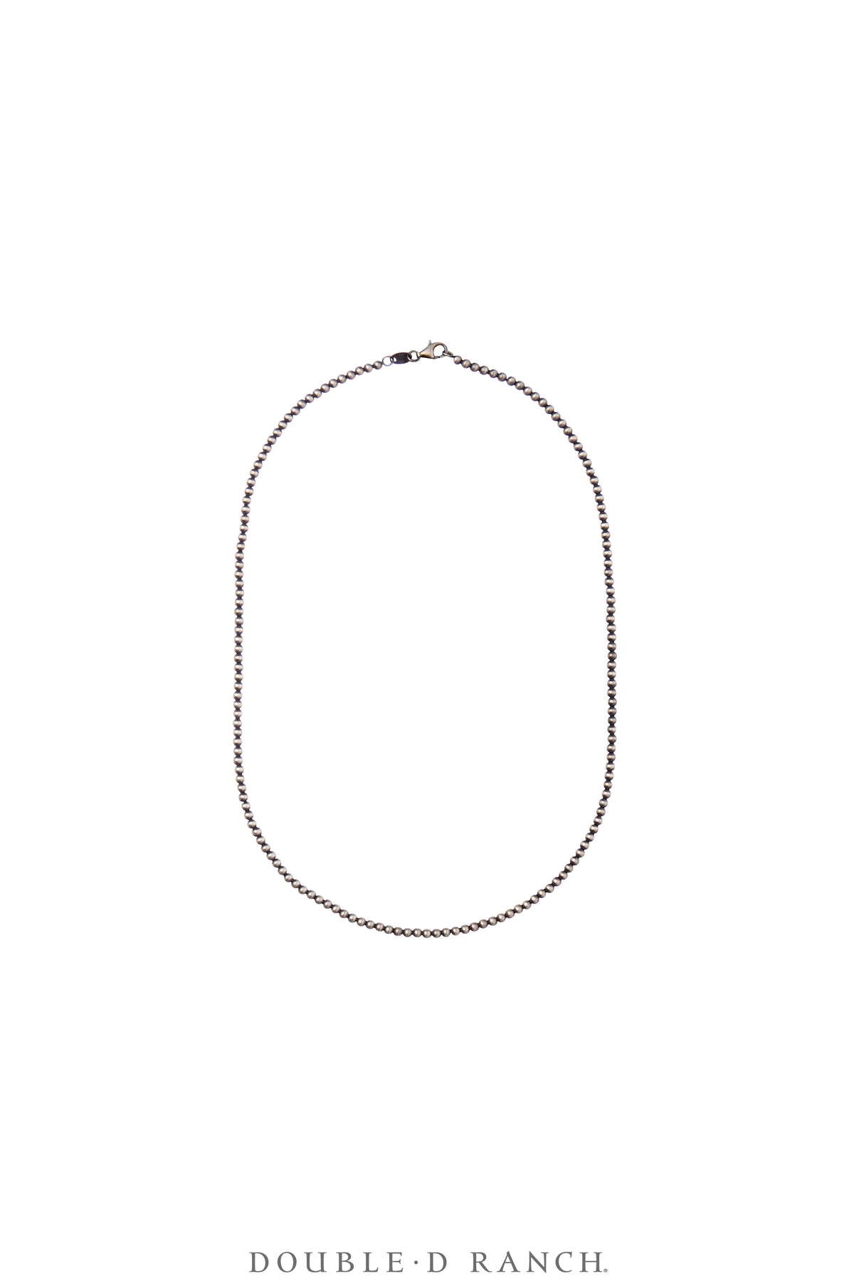 Necklace, Desert Pearls, Sterling Silver, 18,", 3mm Artisan, Contemporary, 3553