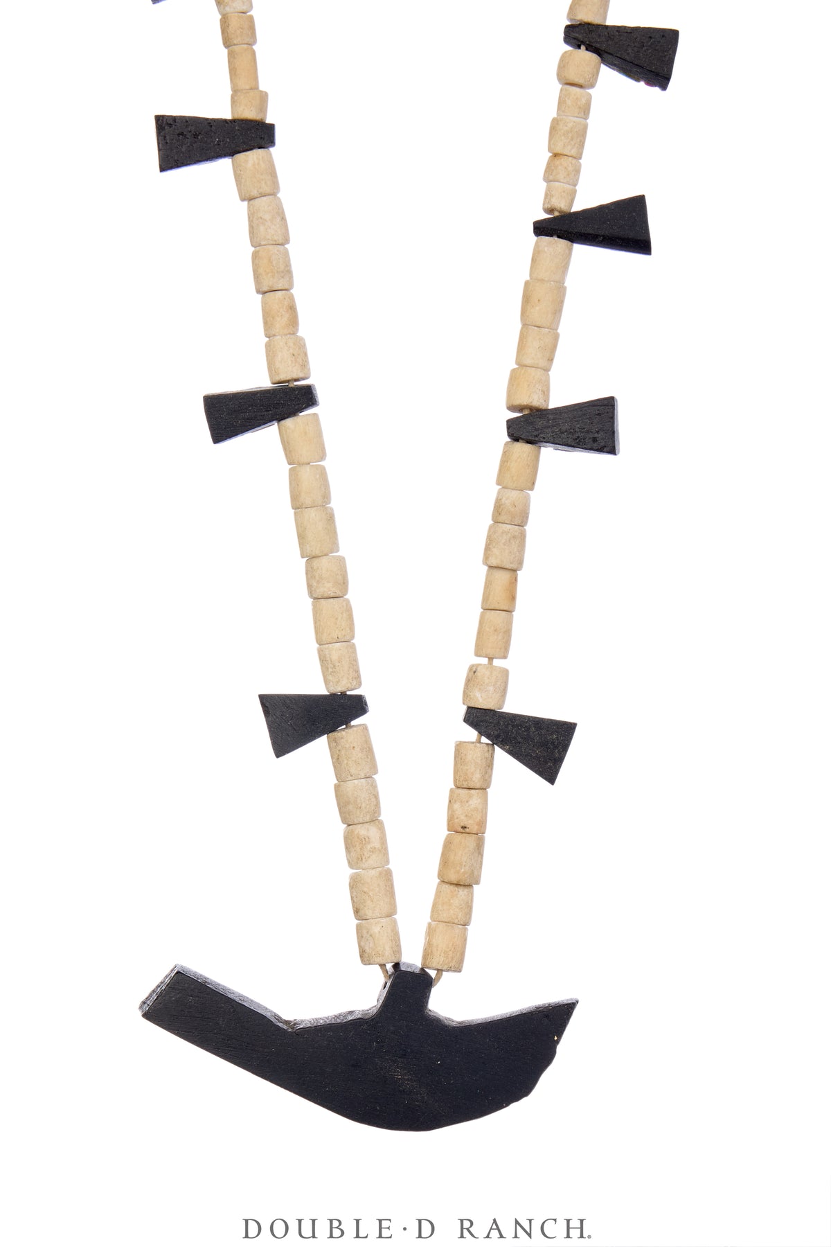 Necklace, Thunderbird, Santo Domingo Depression, Unusual Battery Bird, Vintage, 1940's, 3582