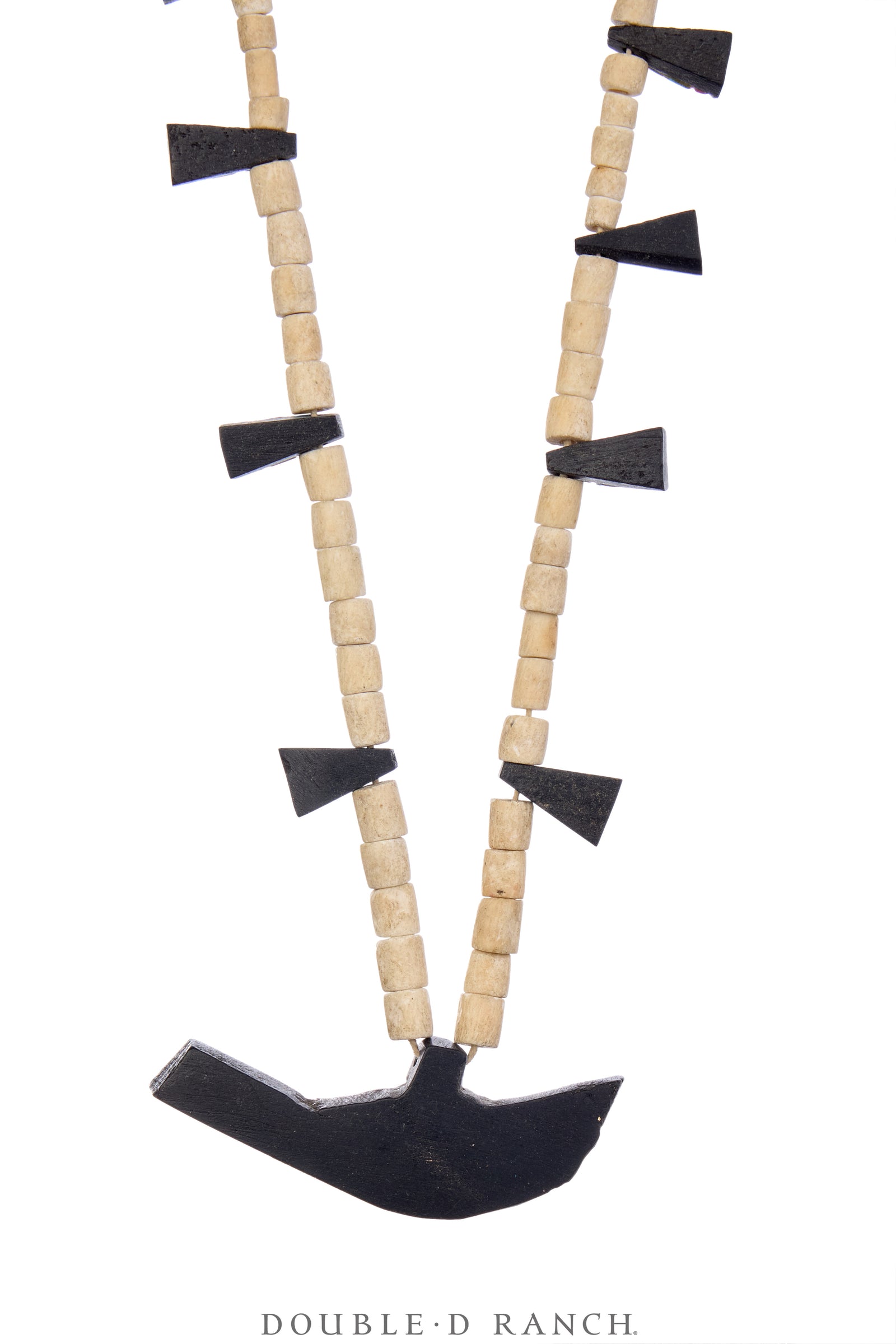 Necklace, Thunderbird, Santo Domingo Depression, Unusual Battery Bird, Vintage, 1940's, 3582