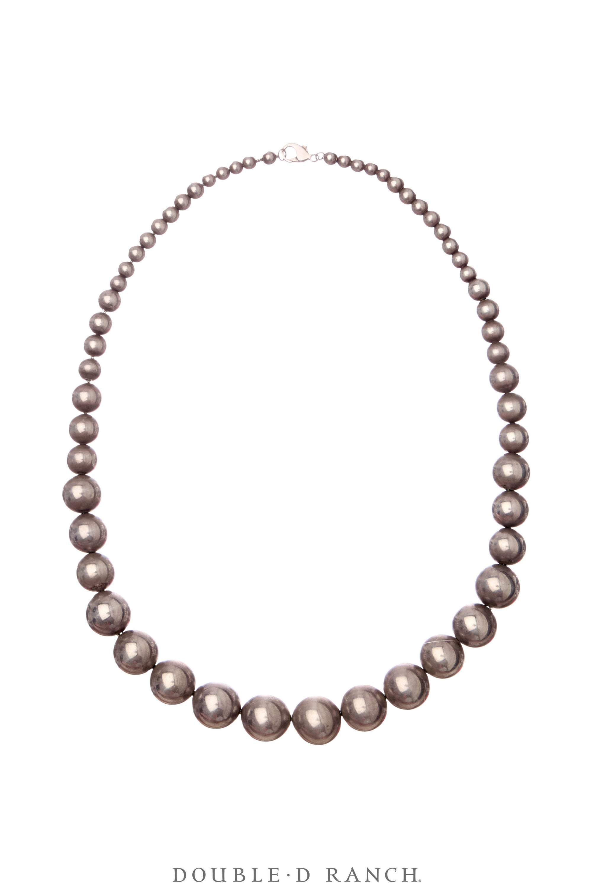 Necklace, Bead, Dessert Pearls, Graduated, Vintage, 3644