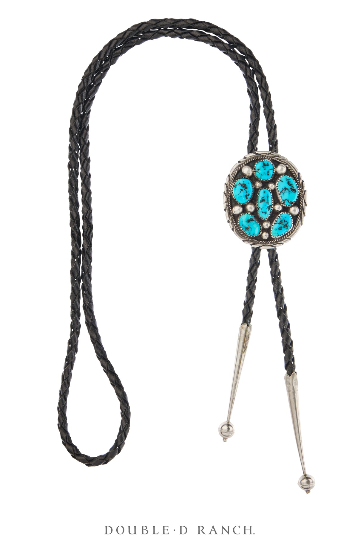 Bolo, Cluster, Turquoise, Vintage, 3702