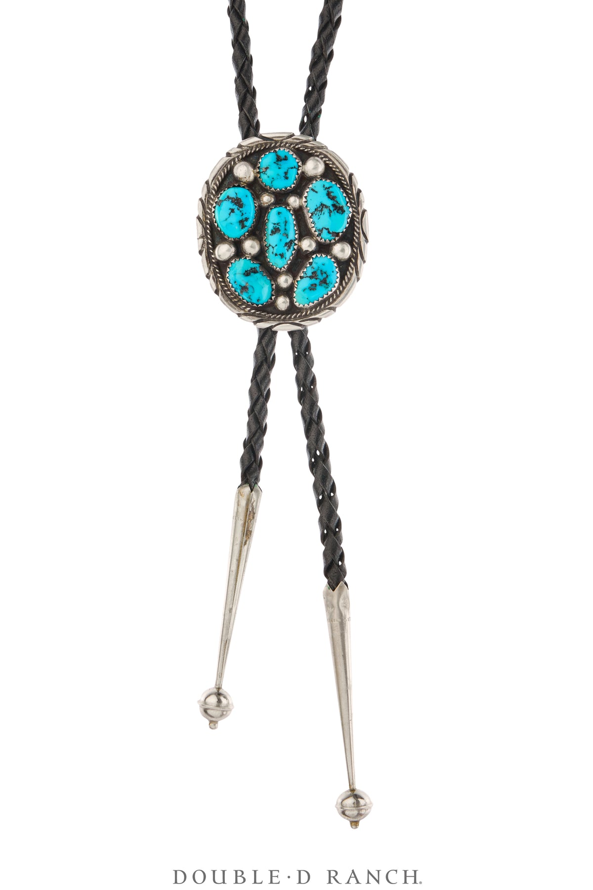Bolo, Cluster, Turquoise, Vintage, 3702