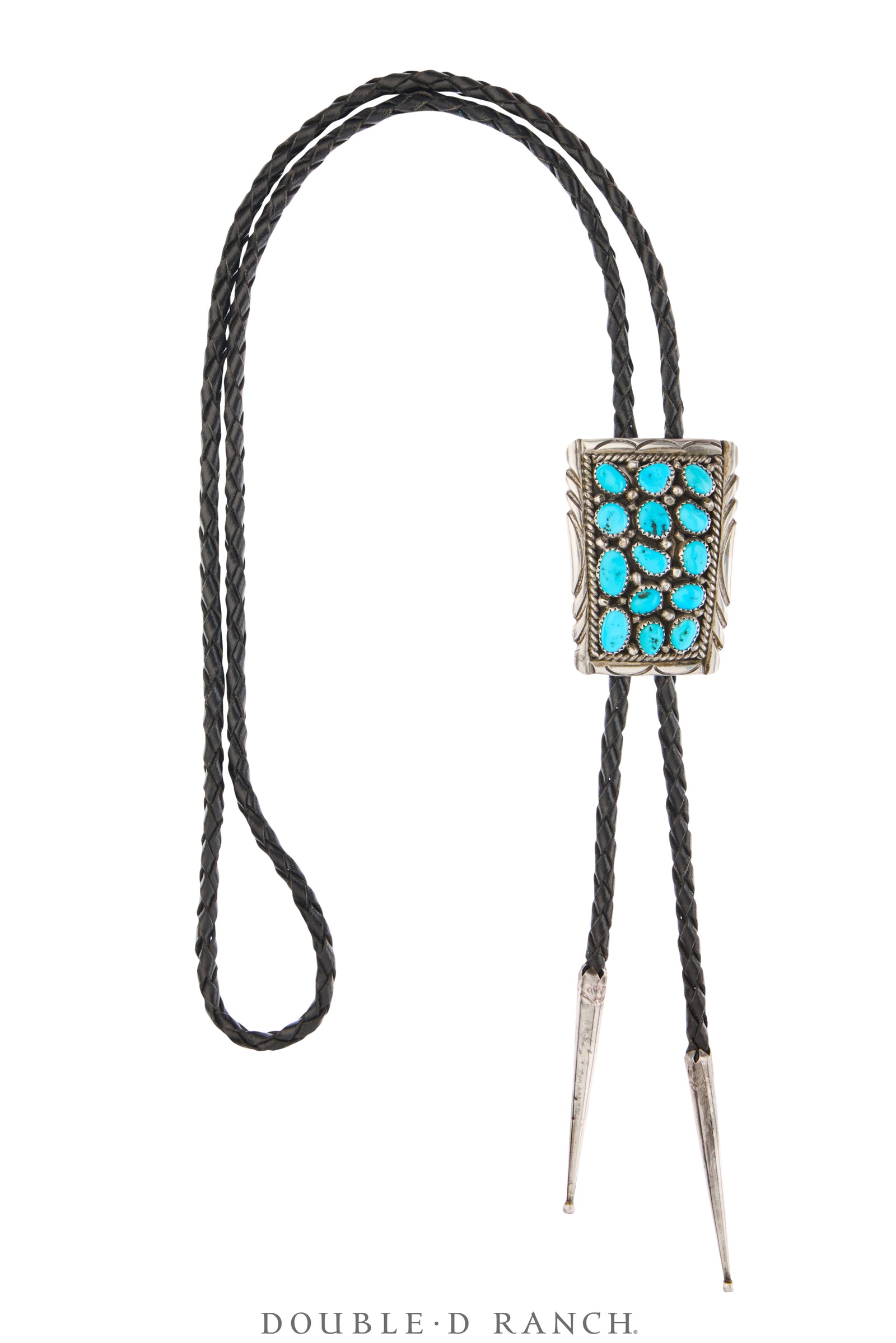 Bolo, Cluster, Turquoise, Vintage, 3703