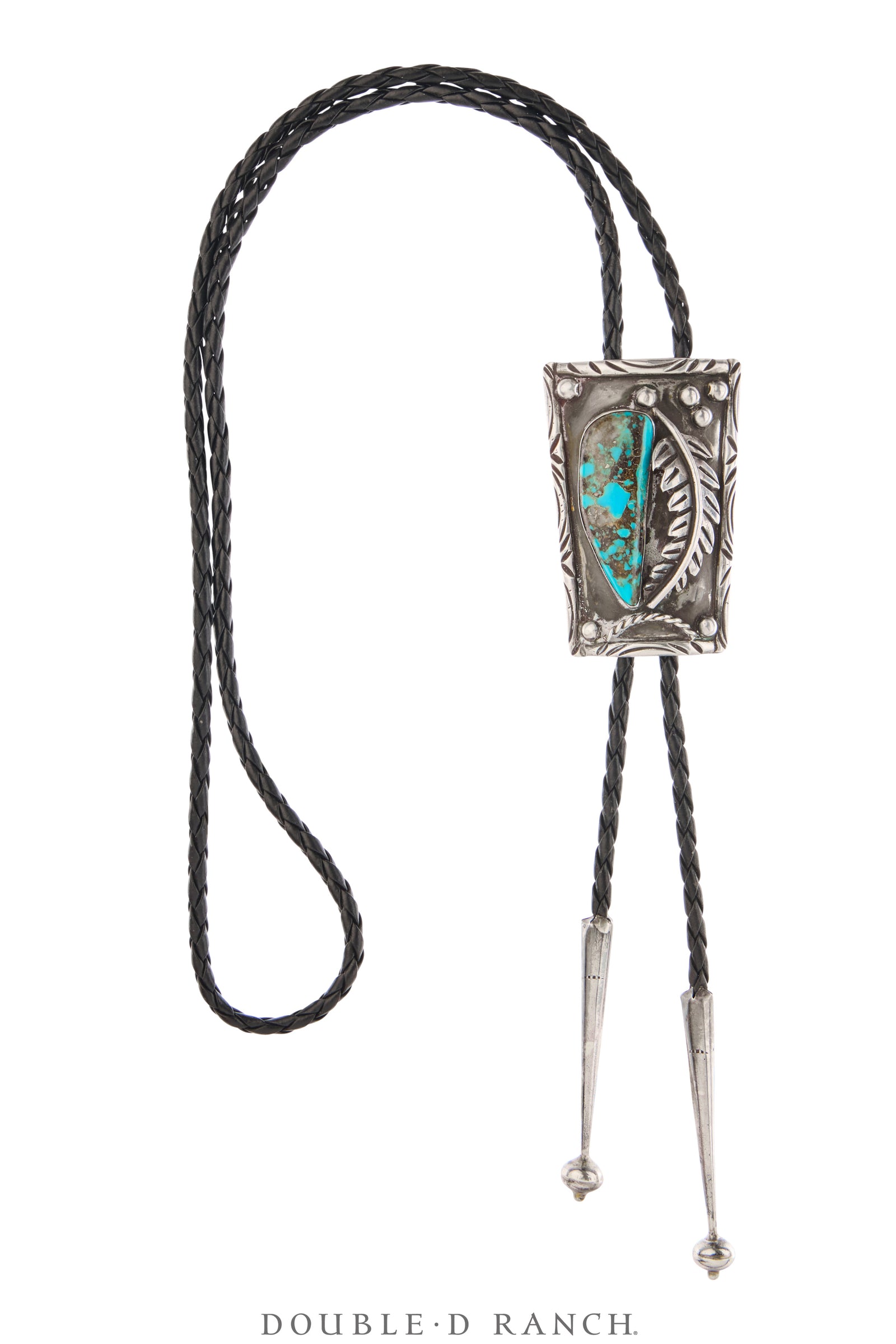 Bolo, Natural Stone, Turquoise, Vintage, 3706