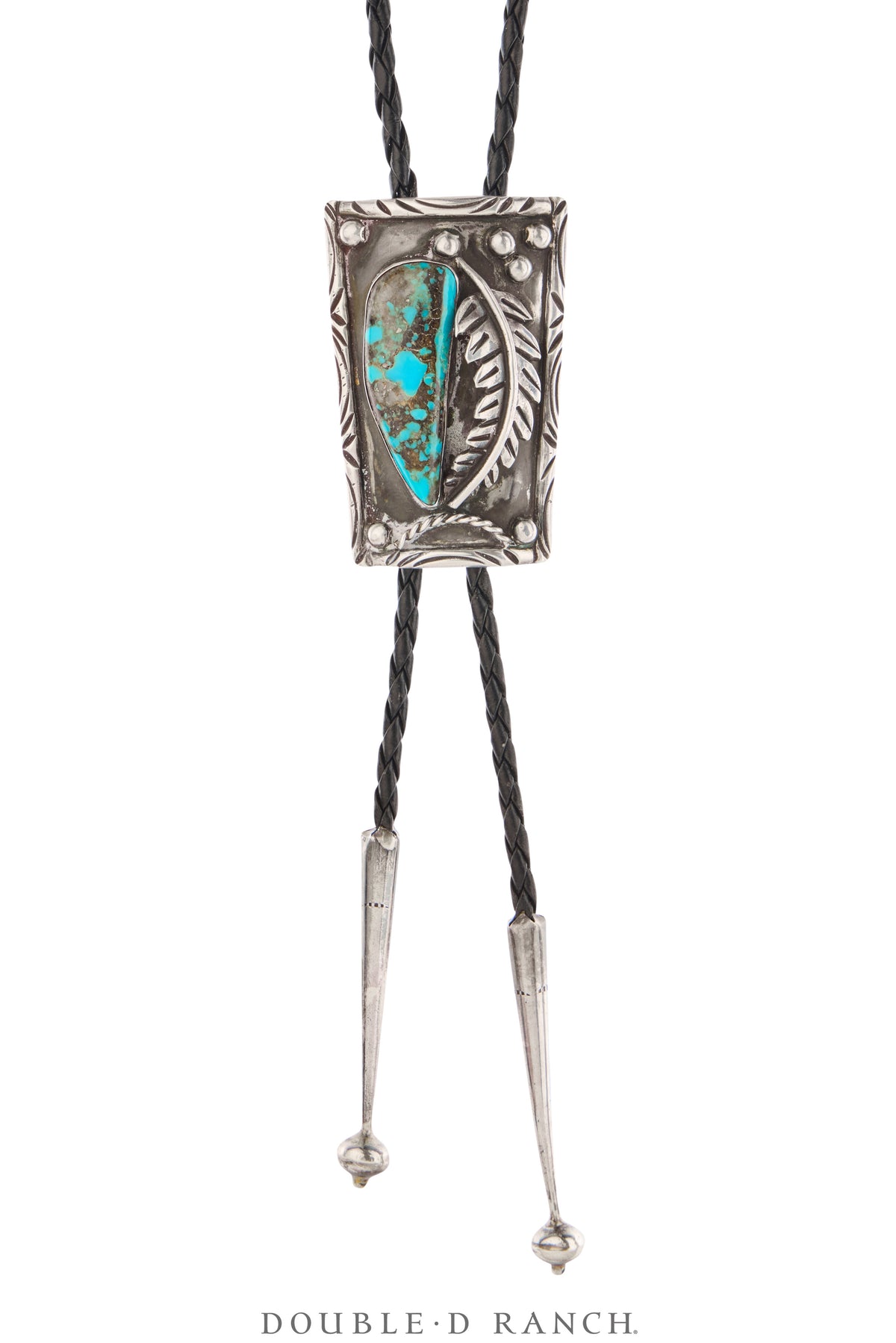 Bolo, Natural Stone, Turquoise, Vintage, 3706