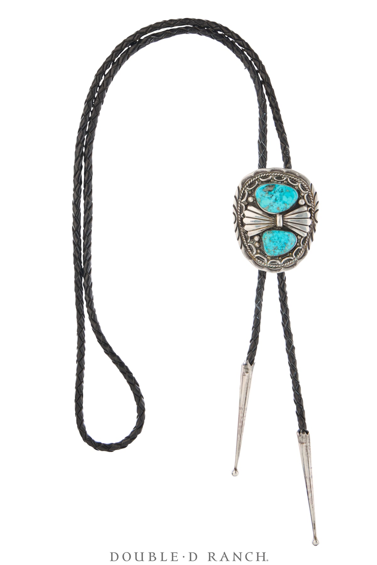 Bolo, Natural Stone, Turquoise, Vintage, 3708