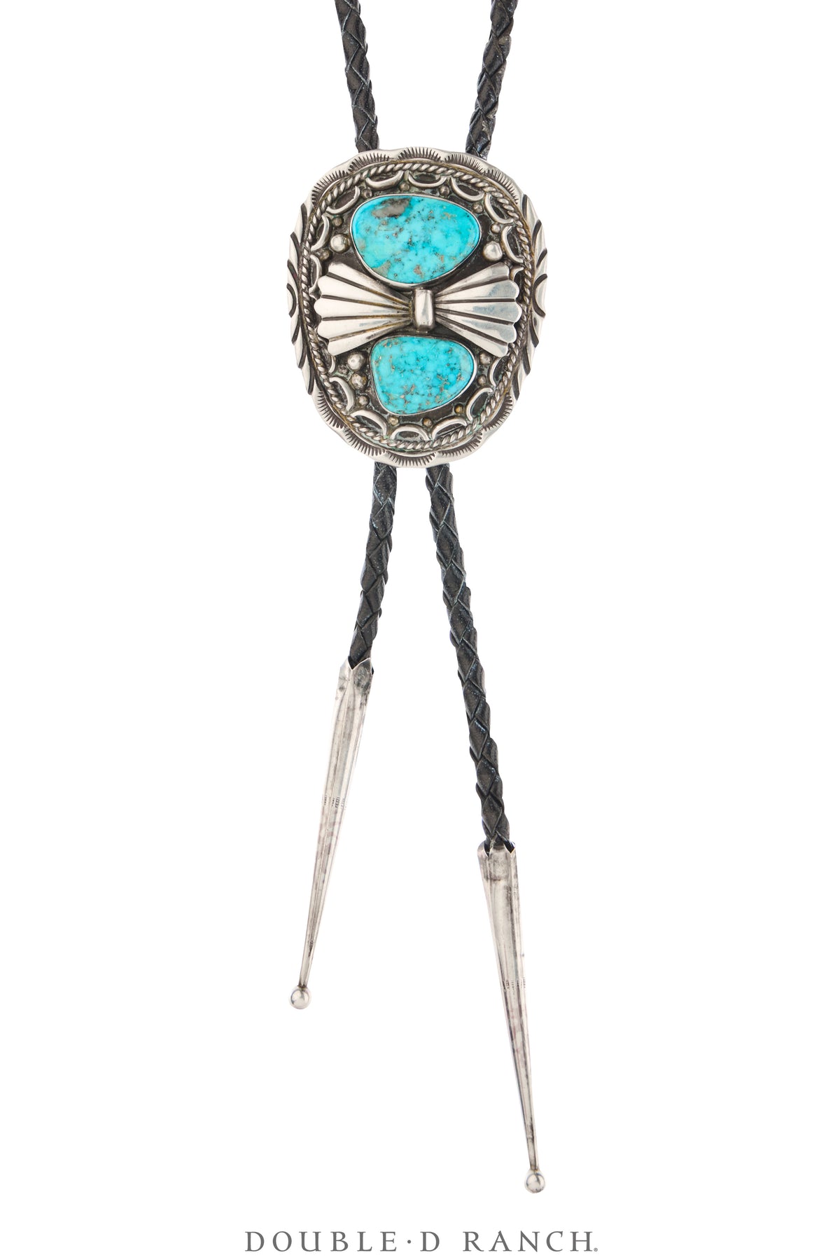 Bolo, Natural Stone, Turquoise, Vintage, 3708