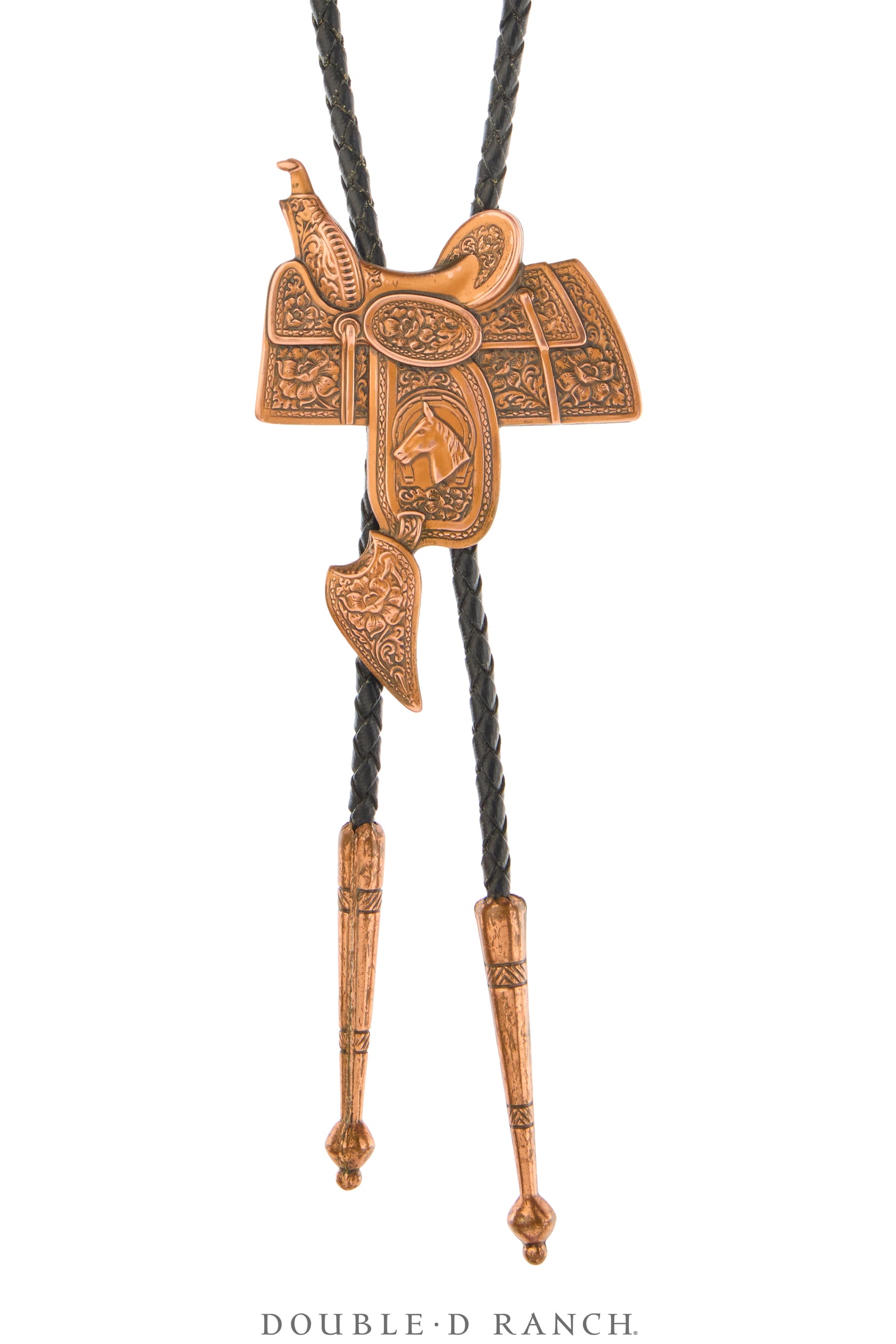 Bolo, Novelty, Copper, Saddle, Vintage ‘50s, 3710