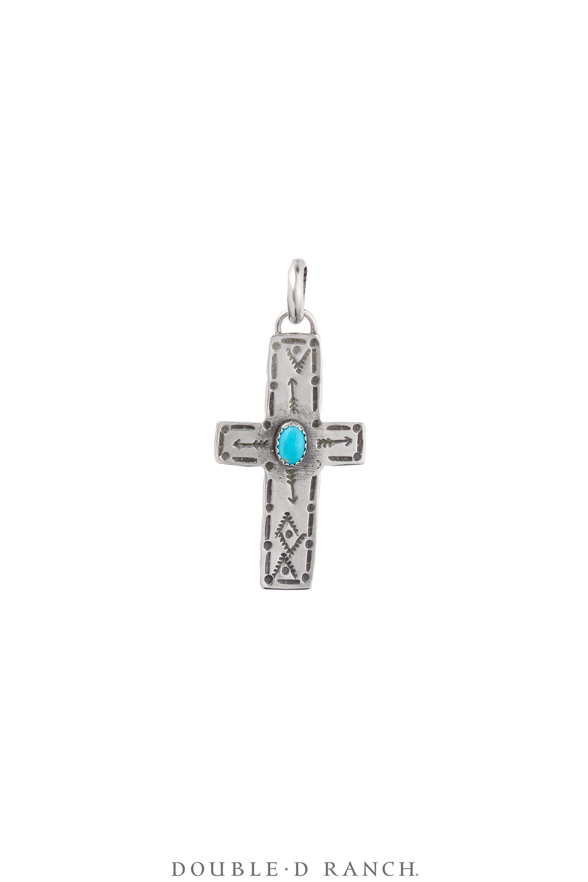 Charm, Novelty, Turquoise, Cross, Contemporary, 1144