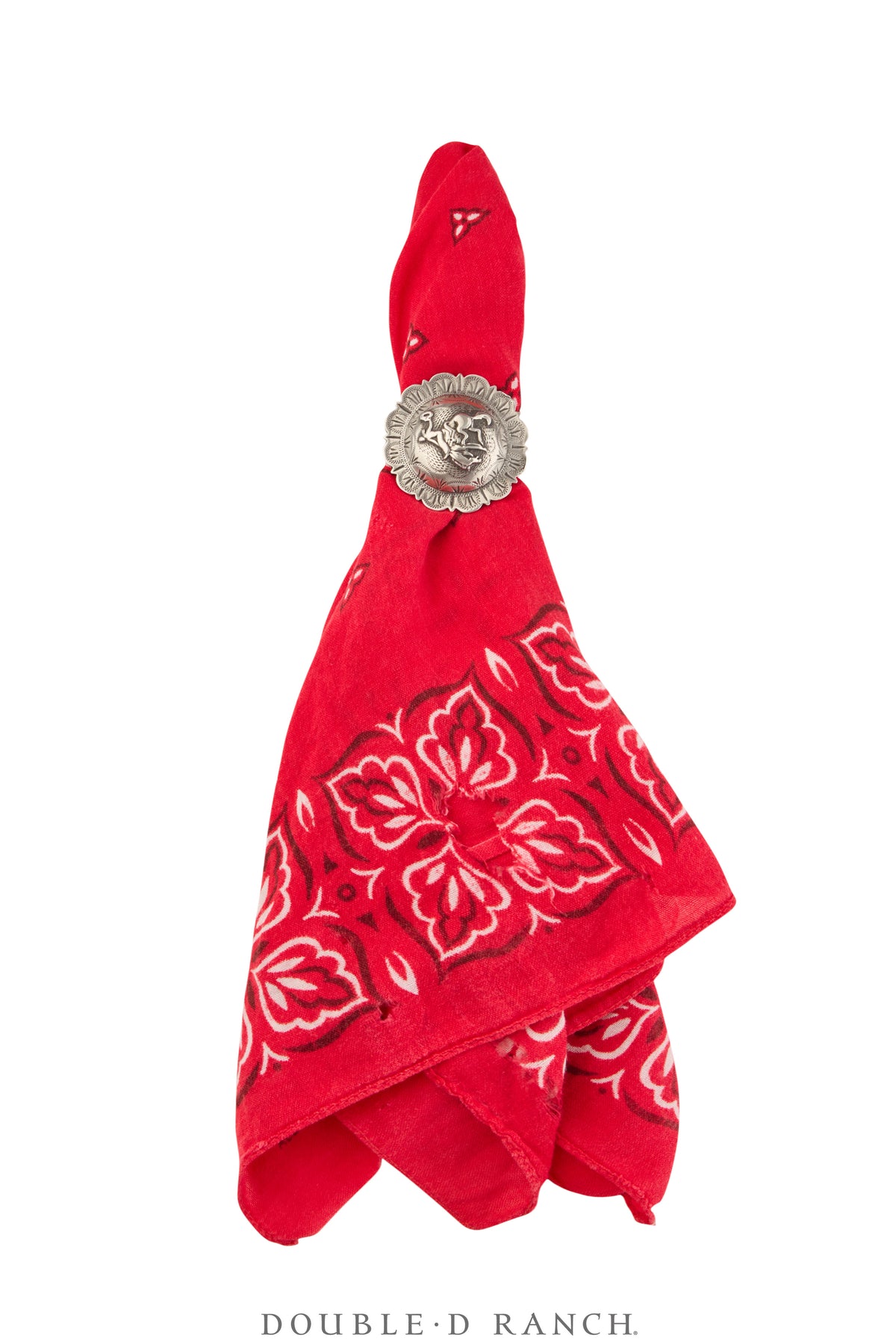 Scarf Slide, Concho, Bucking Bronc, Sterling Silver, Hallmark, Vintage, 1254