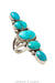 Ring, Statement, Turquoise, Hallmark, Contemporary, 1525