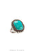 Ring, Single Stone, Turquoise, Vintage, 1536