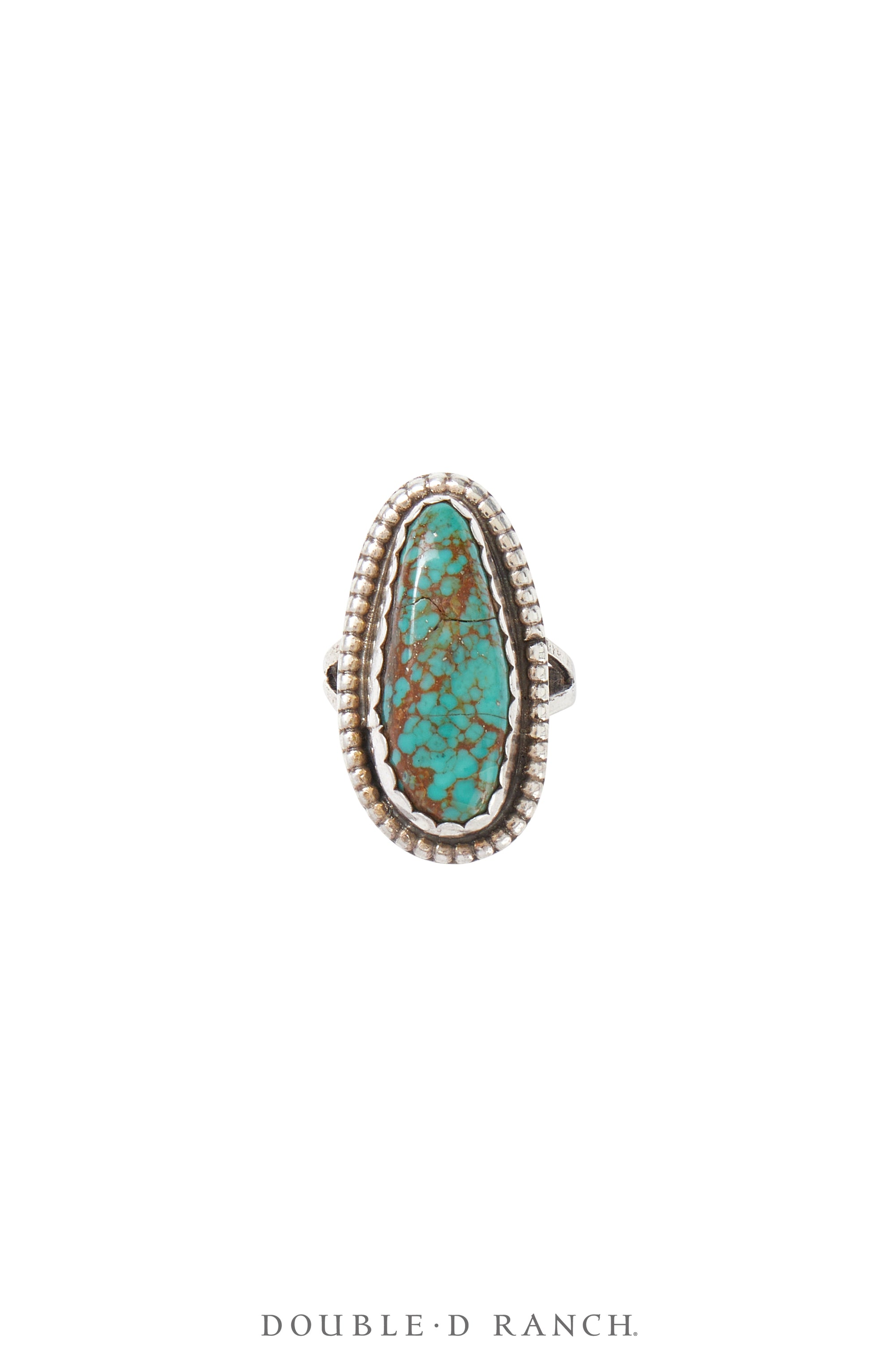 Ring, Single Stone, Turquoise, Vintage, 1537