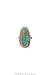 Ring, Single Stone, Turquoise, Vintage, 1537