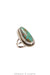 Ring, Single Stone, Turquoise, Vintage, 1537