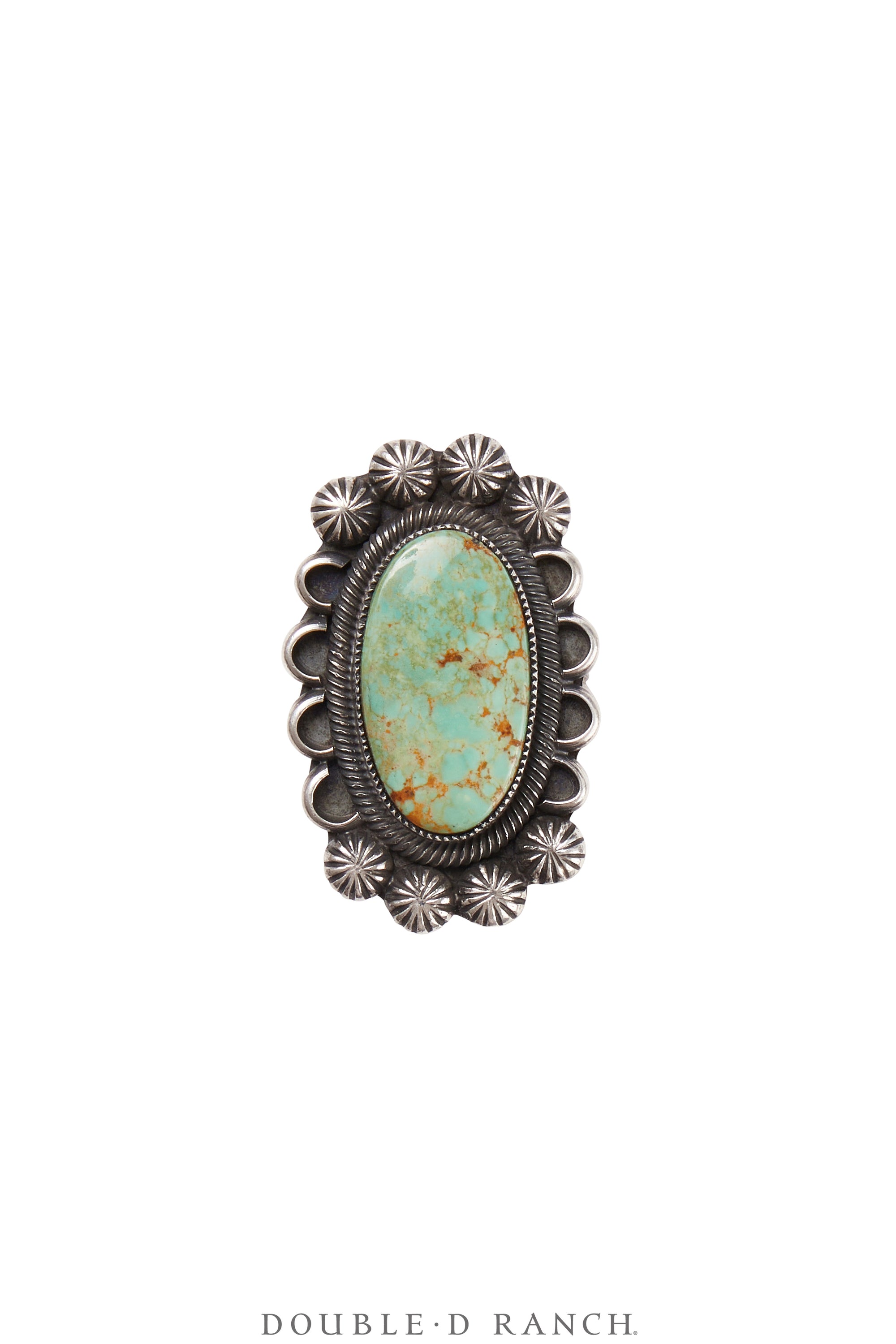 Ring, Natural Stone, Turquoise, Vintage, 1542