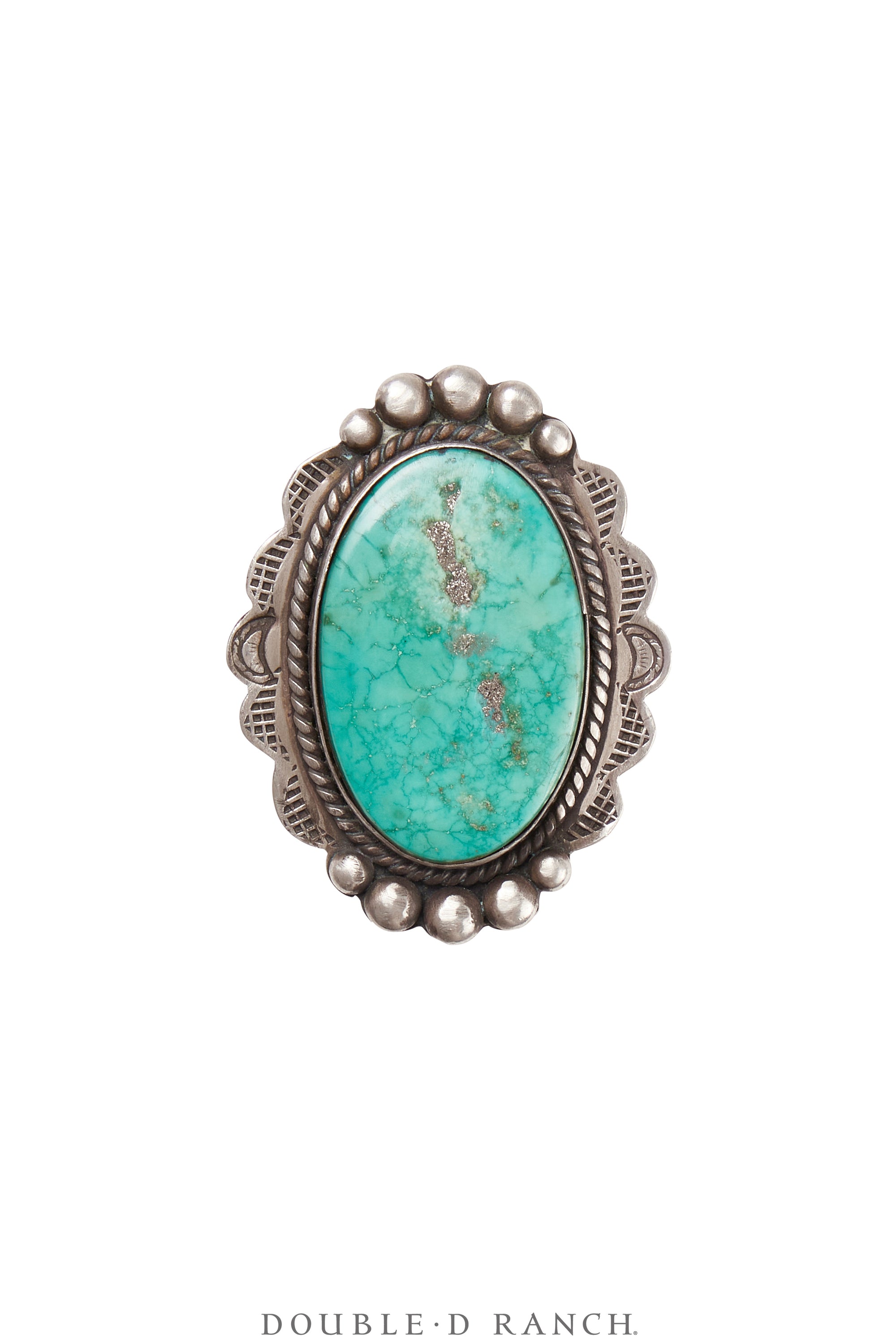 Ring, Natural Stone, Turquoise, Vintage, 1543