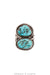 Ring, Double Stone, Turquoise, Vintage, 1549