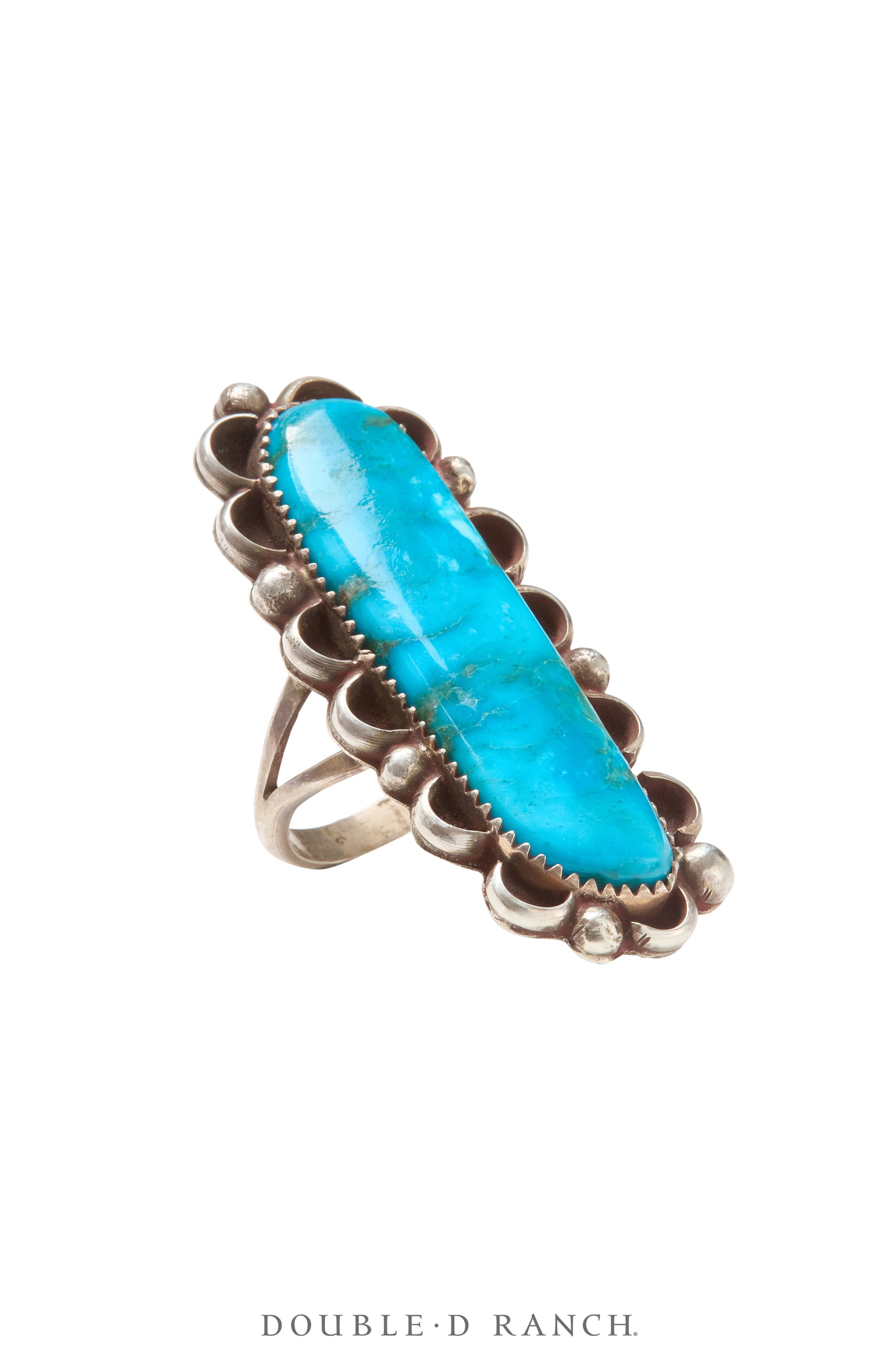 Ring, Slab, Turquoise, Vintage, 1550