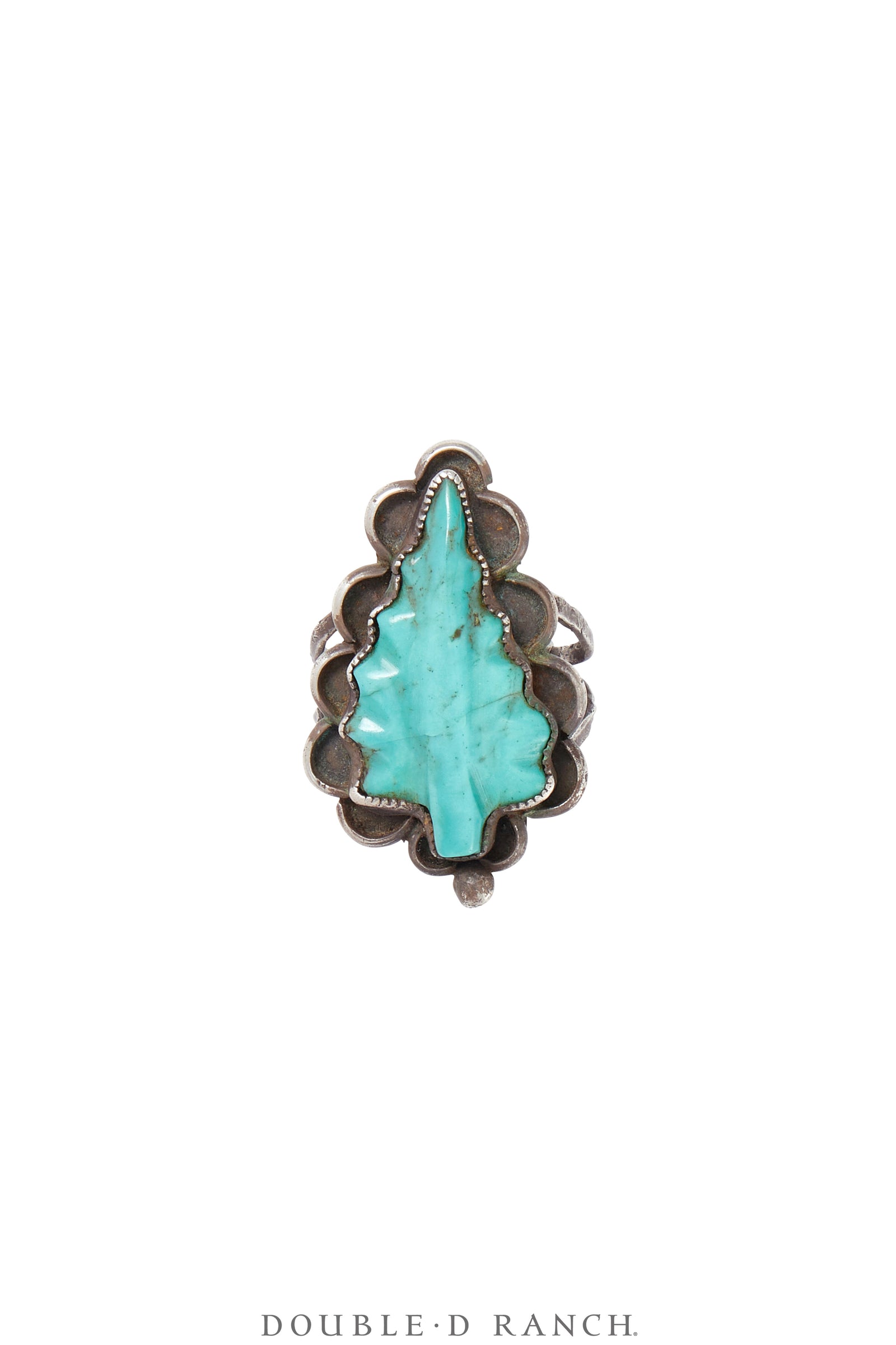 Ring, Novelty, Turquoise, Vintage, 1556