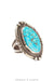 Ring, Natural Stone, Turquoise, Vintage, 1561