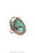 Ring, Natural Stone, Turquoise, Vintage, 1562